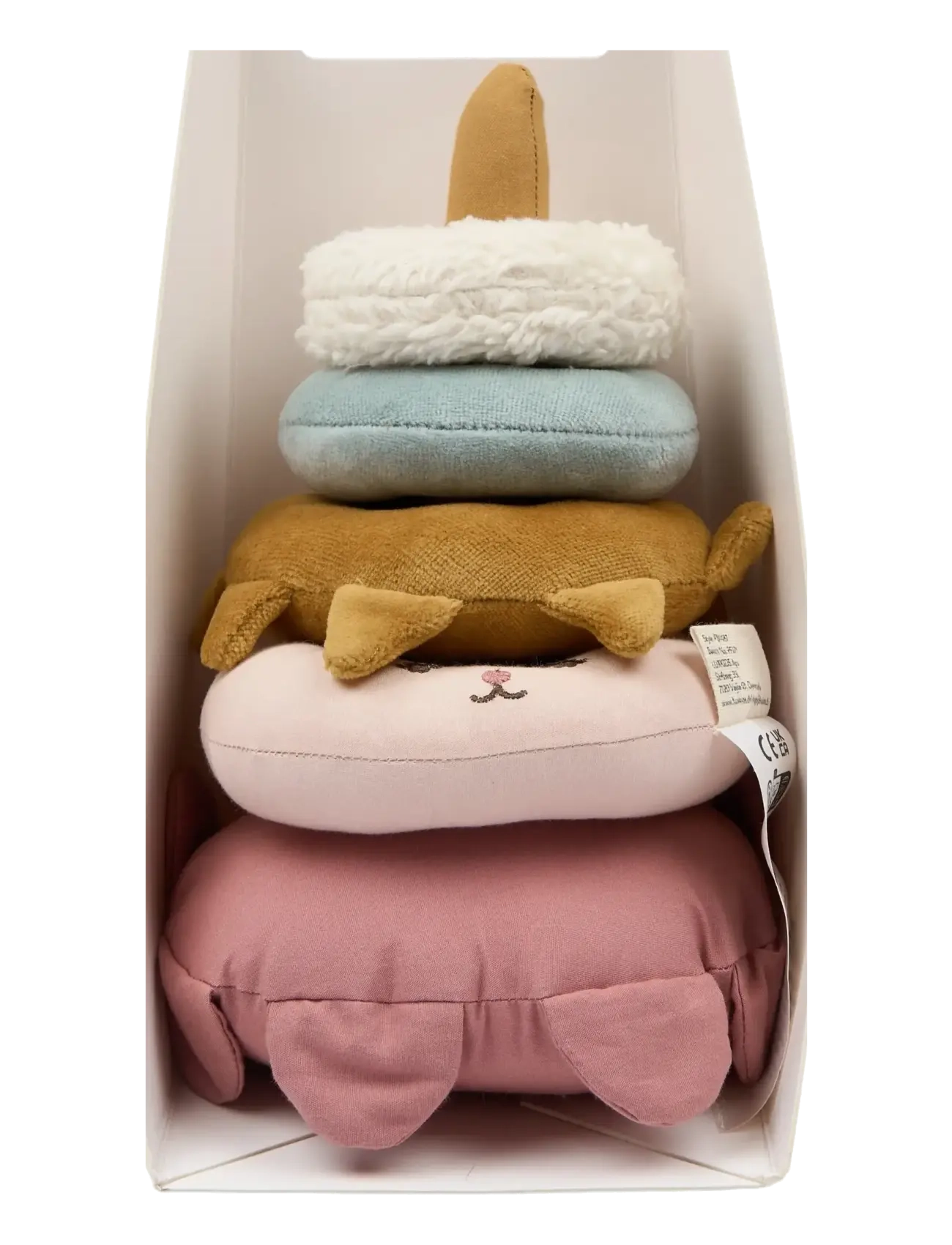 Fabelab - Fabric Stack Tower - Bunny - stapelklötze - ash rose - 4
