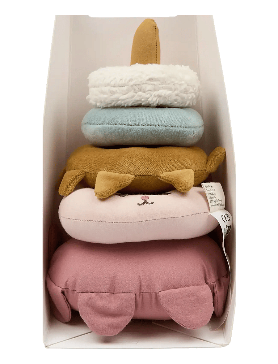 Fabelab - Fabric Stack Tower - Bunny - stapelklötze - ash rose - 4