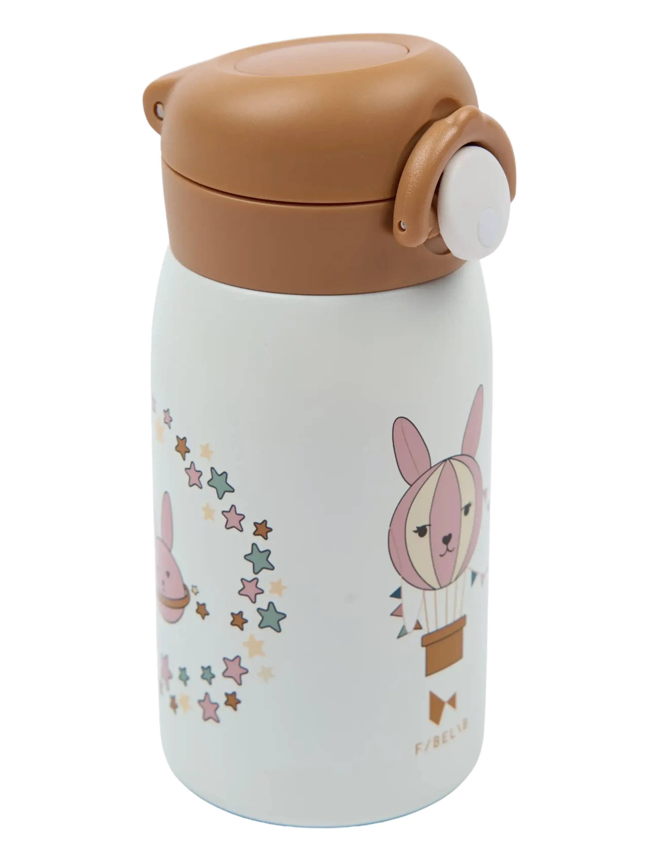 Fabelab Water Bottle Small Little Flyer, 320 ml, Home, Weiß - Meal Time, Kinder