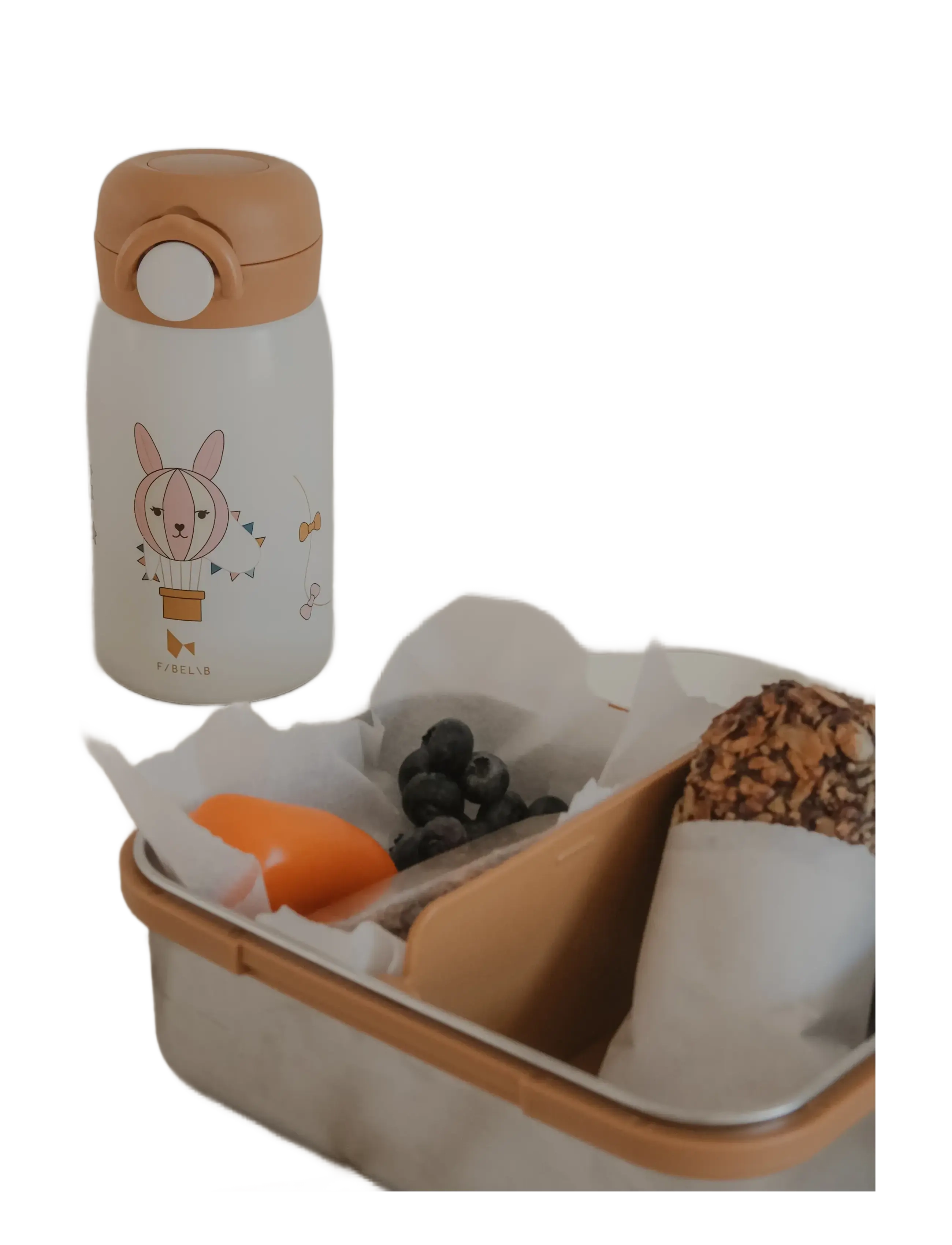 Fabelab - Water Bottle - Small - Little Flyer - Ūdens pudeles - whisper white - 5