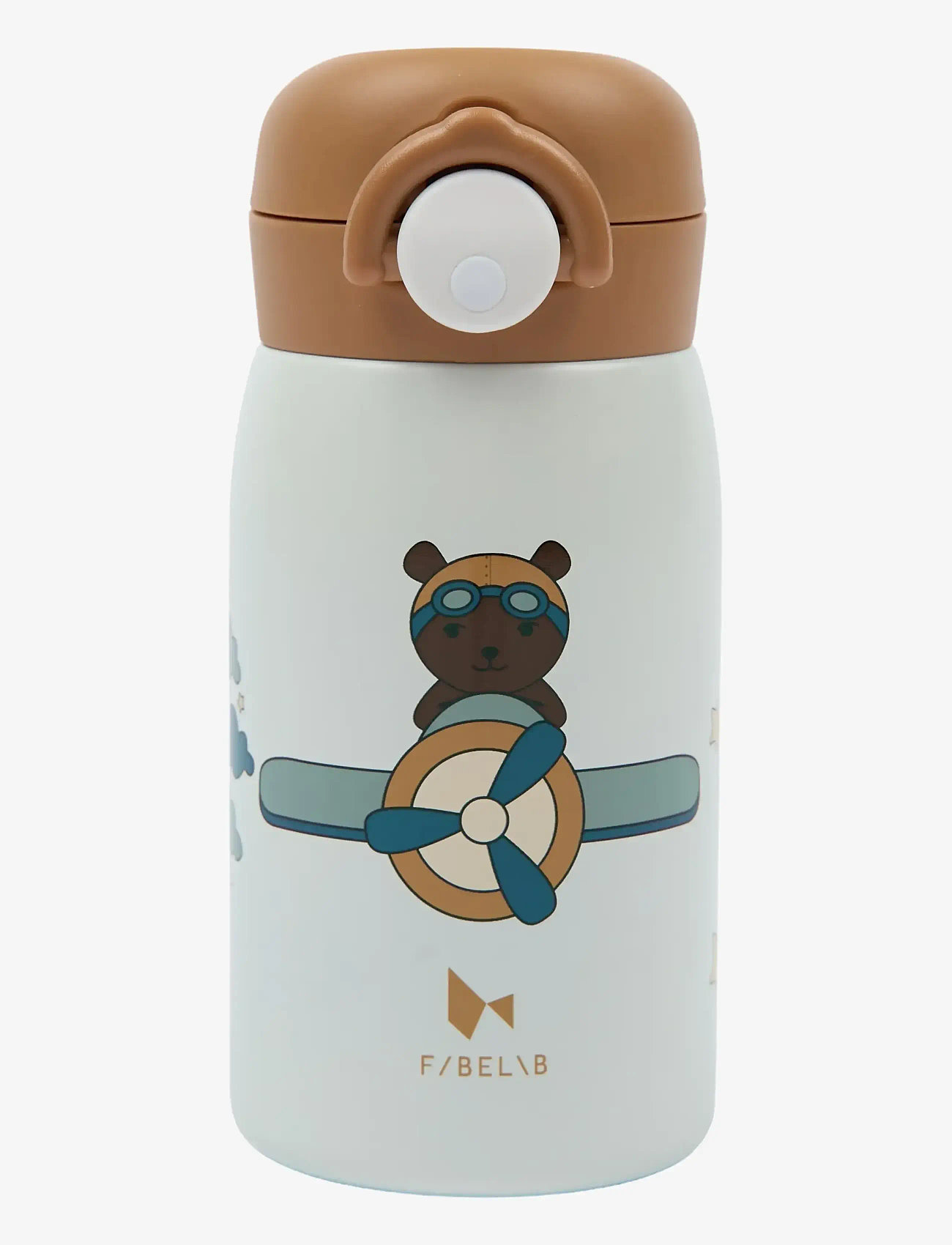 Fabelab - Water Bottle - Small - Little Flyer - veepudelid - whisper white - 1