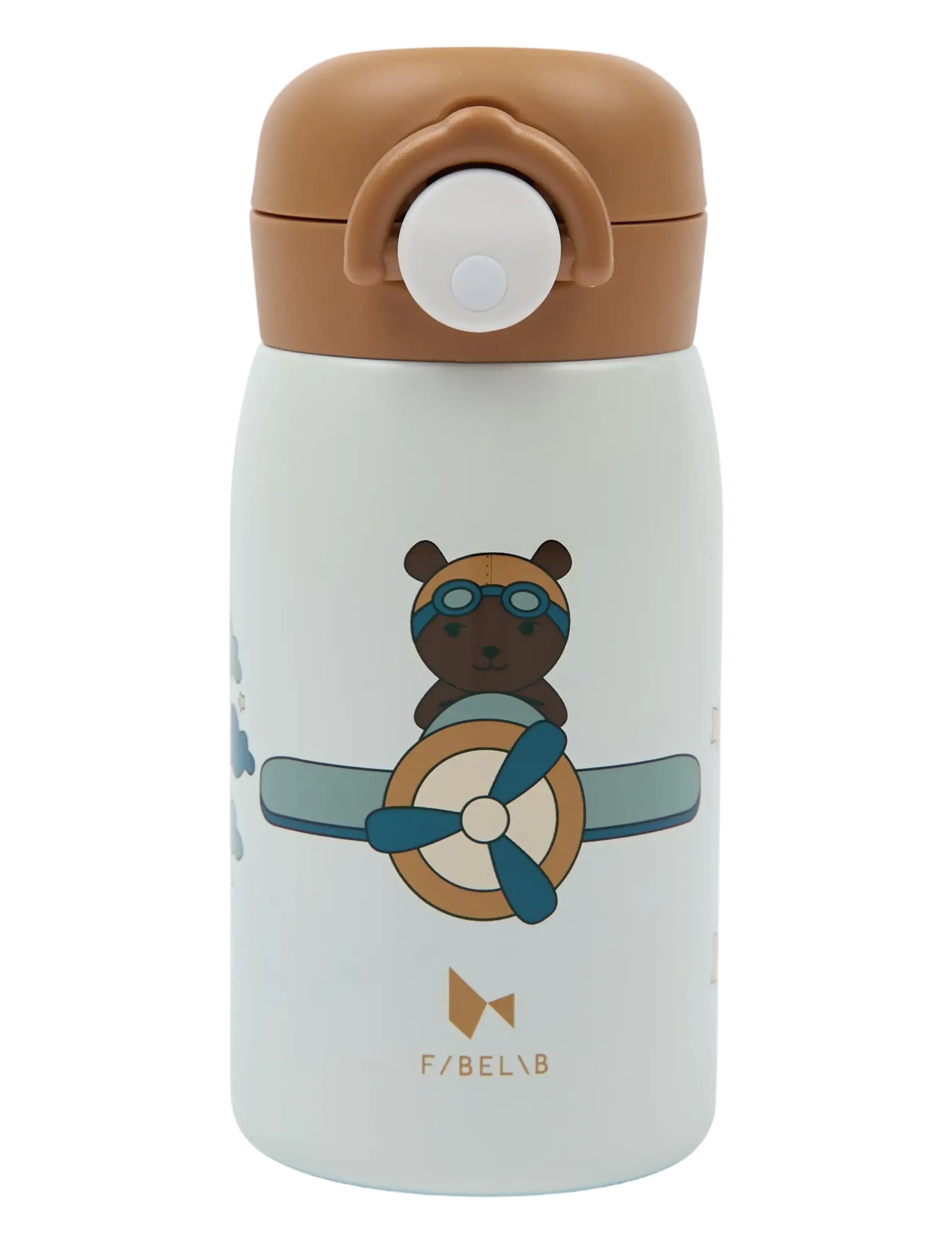 Fabelab - Water Bottle - Small - Little Flyer - veepudelid - whisper white - 1