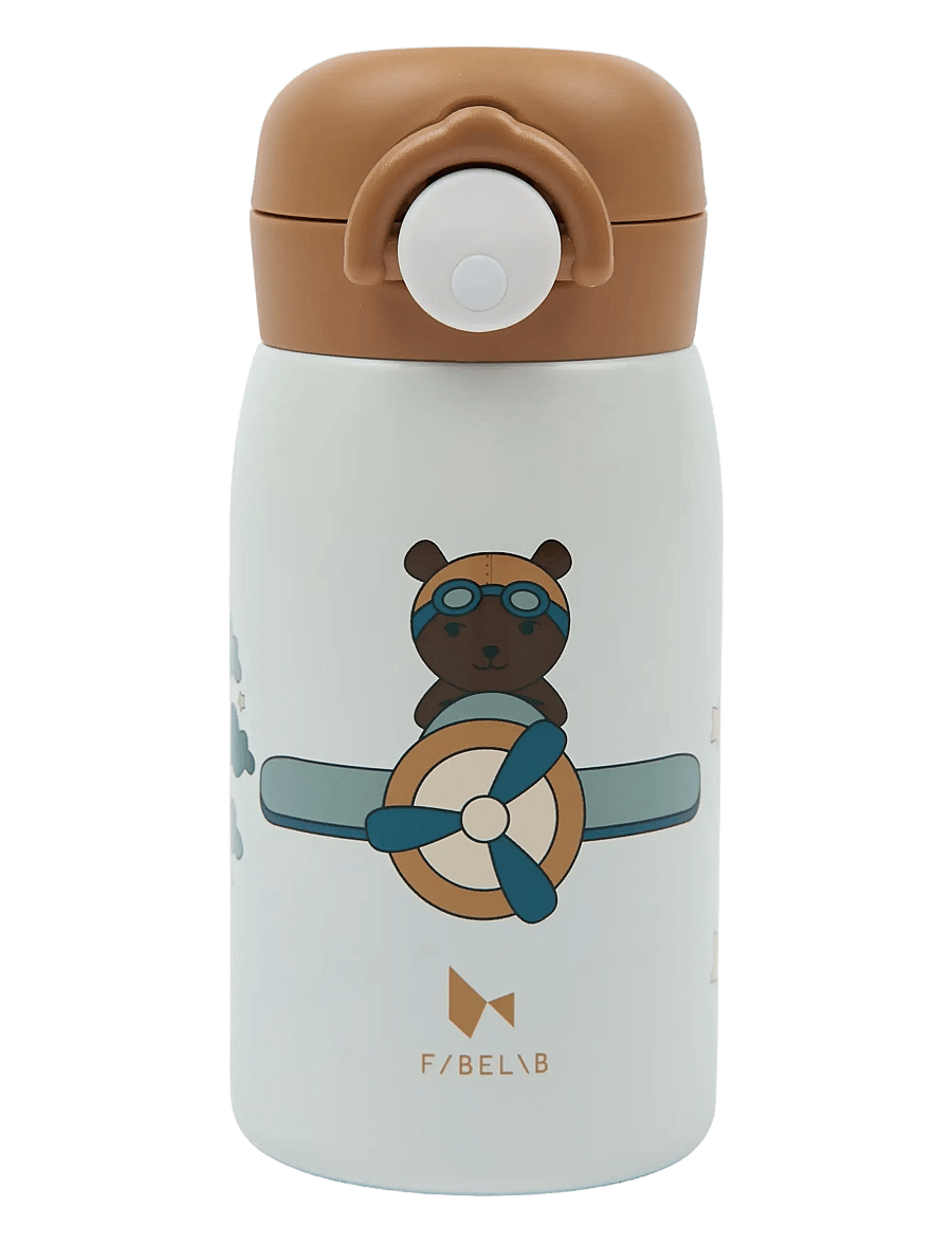Fabelab - Water Bottle - Small - Little Flyer - veepudelid - whisper white - 1
