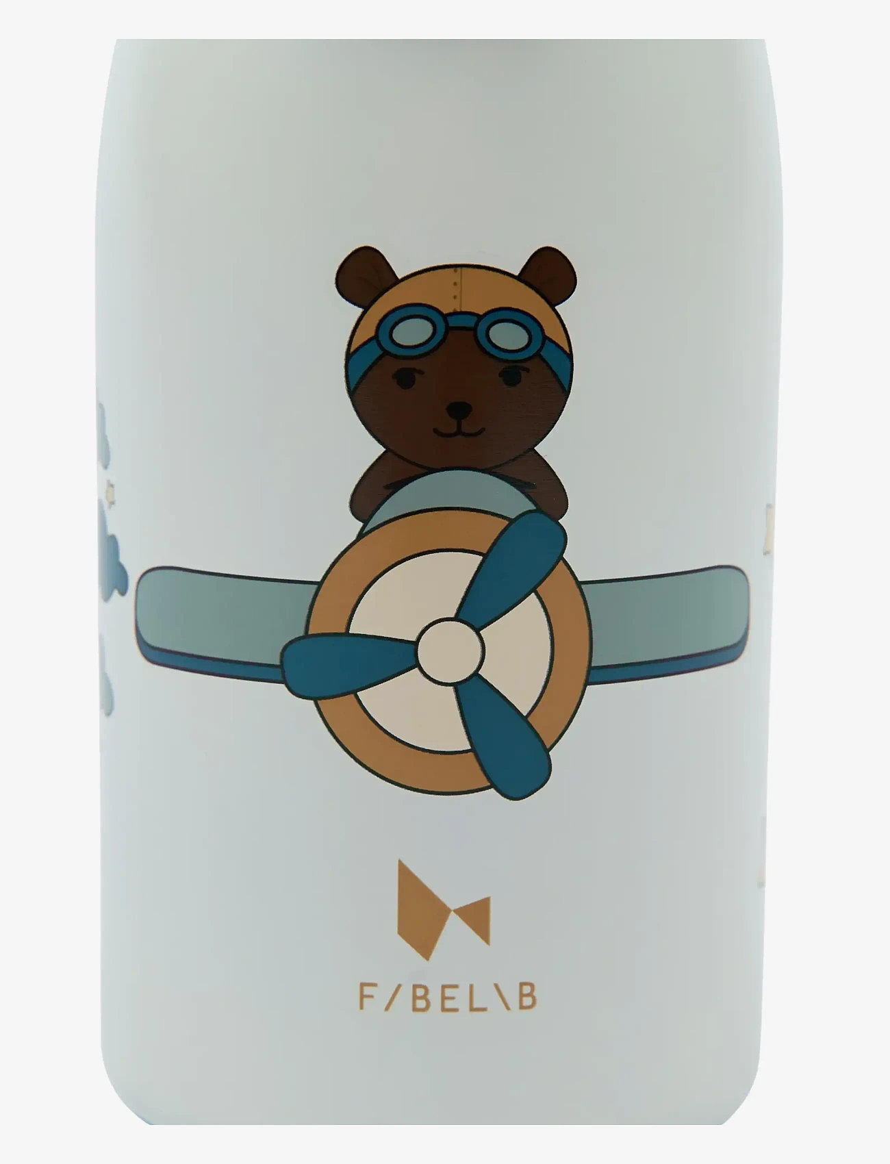 Fabelab - Water Bottle - Small - Little Flyer - veepudelid - whisper white - 3