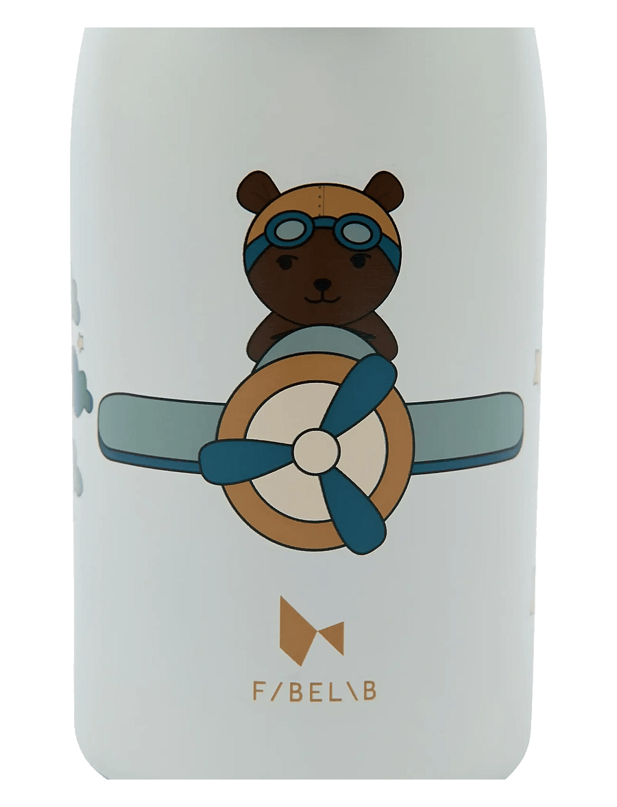 Fabelab - Water Bottle - Small - Little Flyer - veepudelid - whisper white - 3
