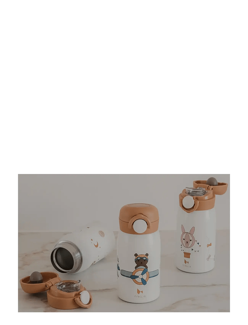 Fabelab - Water Bottle - Small - Little Flyer - veepudelid - whisper white - 5