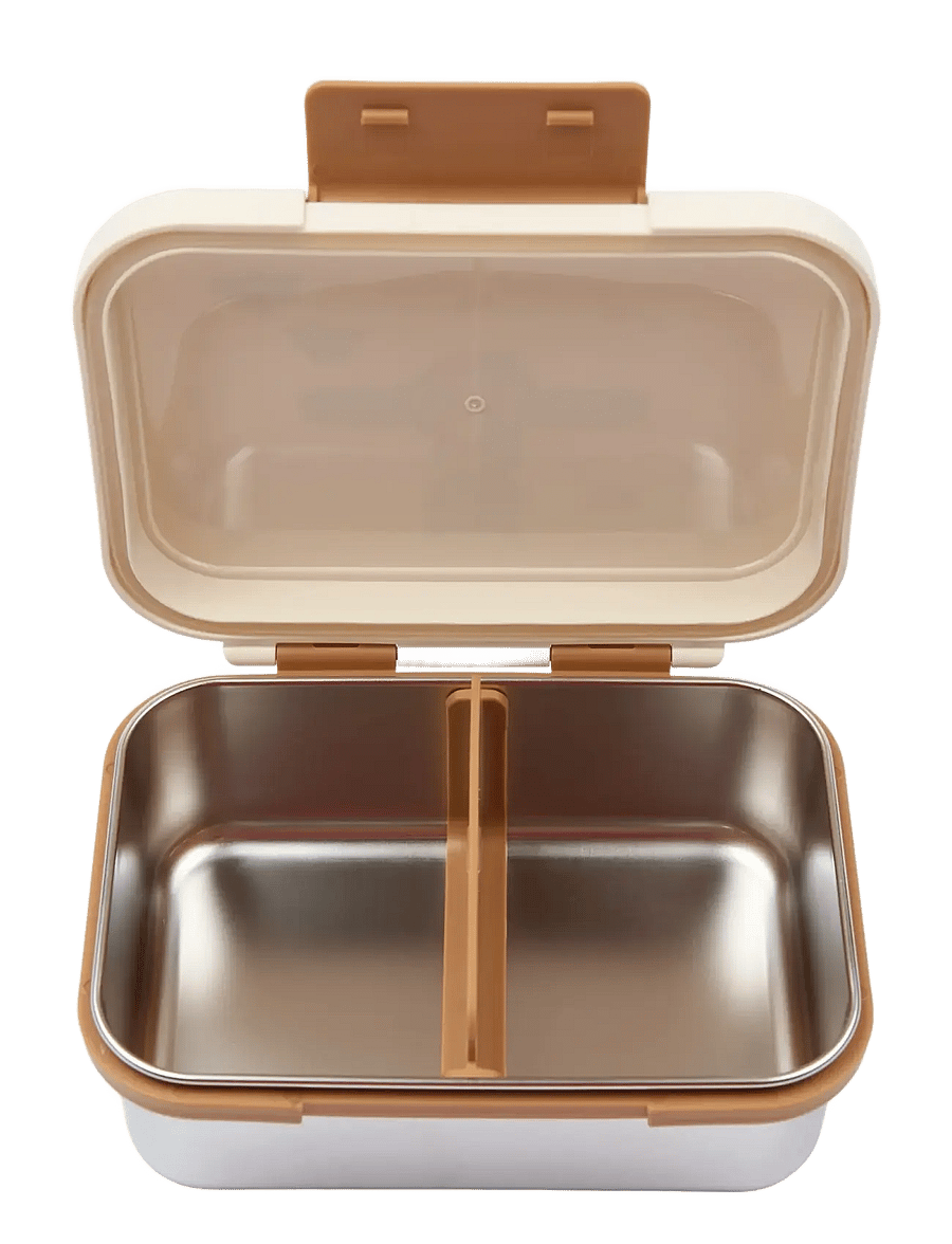 Fabelab - Lunch Box - Bear Air Plane - brotdosen - whisper white - 2