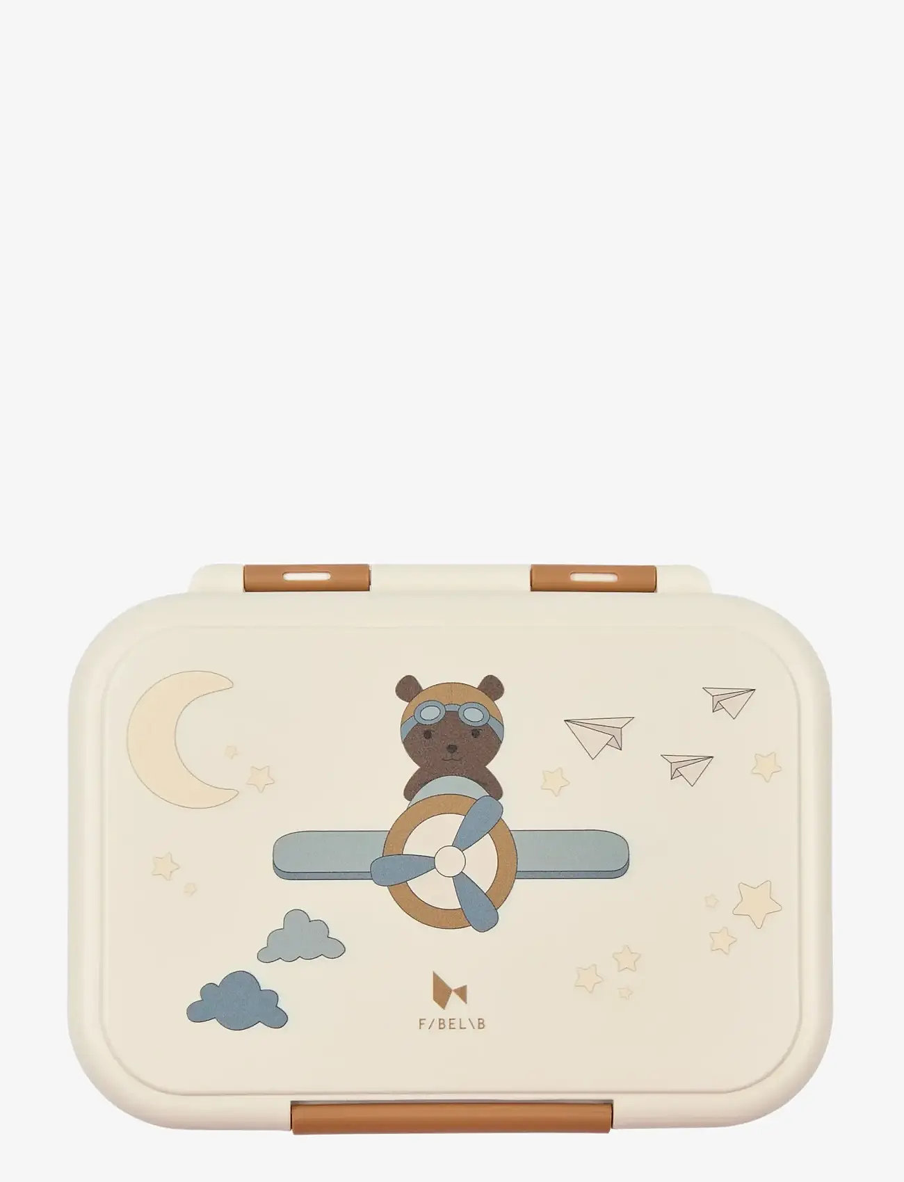 Fabelab - Lunch Box - Bear Air Plane - lunch boxes - whisper white - 4