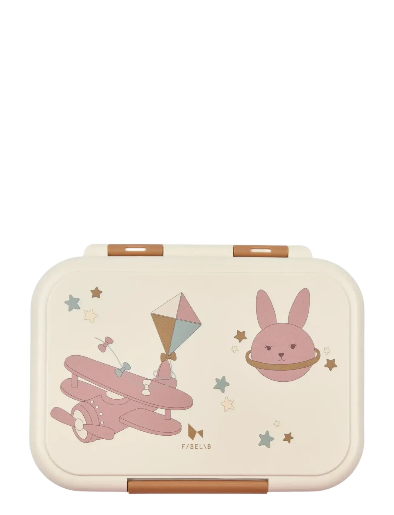 Fabelab - Lunch Box - Bunny Air Plane - brotdosen - whisper white - 4