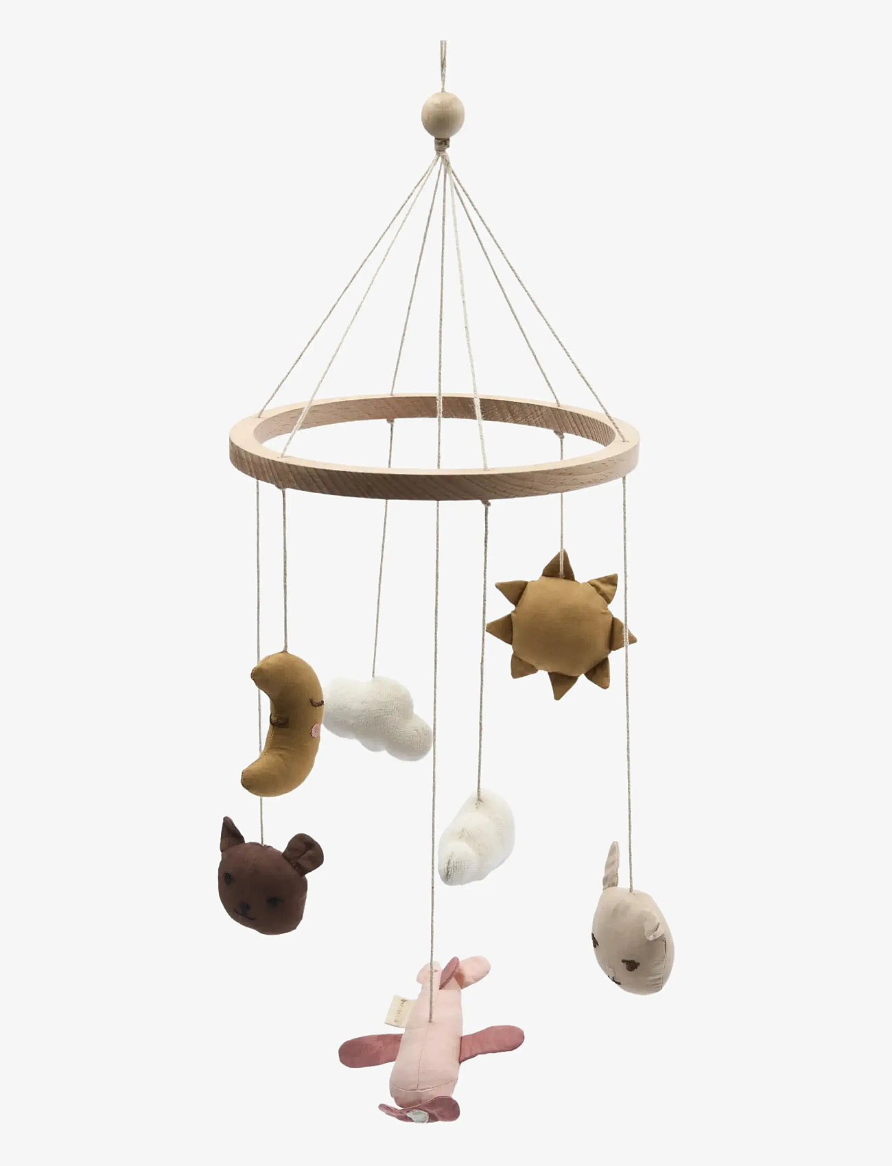 Fabelab - Crib Mobile - In The Air Rose - beebi rippuvad mänguasjad - ash rose - 1