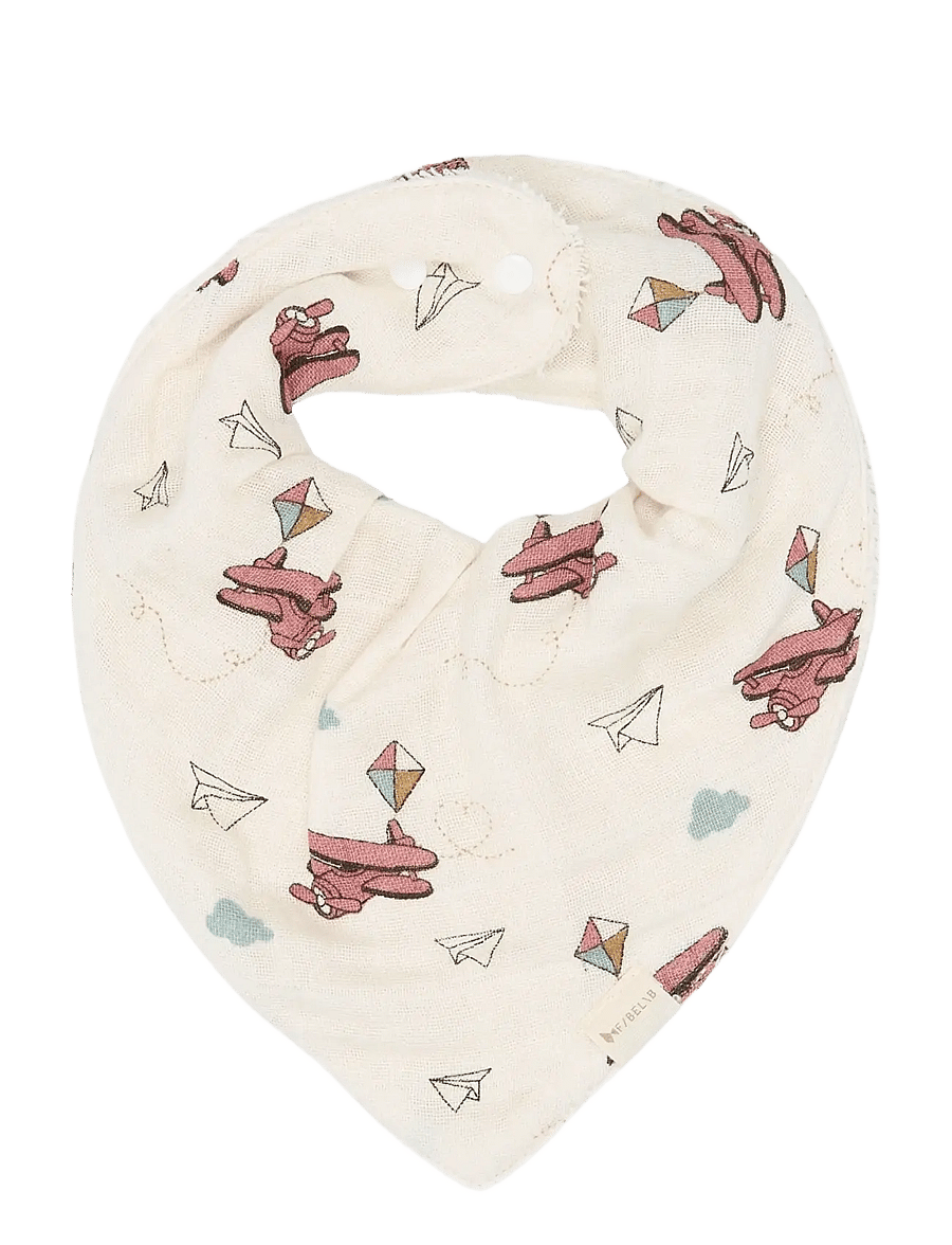 Fabelab - Bandana Bib 3-pack - Air Plane Rose - lätzchen - ash rose - 3