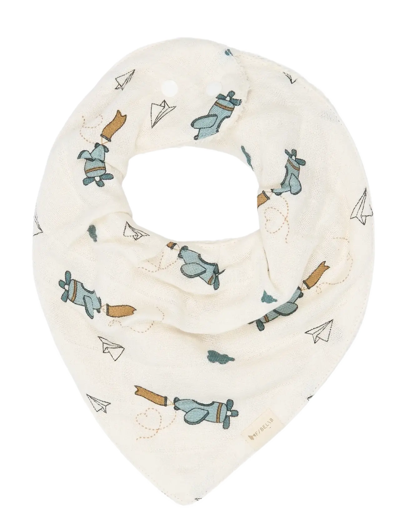 Fabelab - Bandana Bib 3-pack - Air Plane Blue - lätzchen - goblin blue - 3