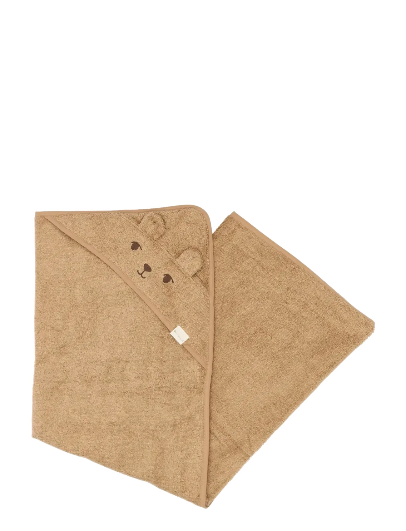 Fabelab Towel Bear, Håndklæde, Brun, Str: ONE SIZE