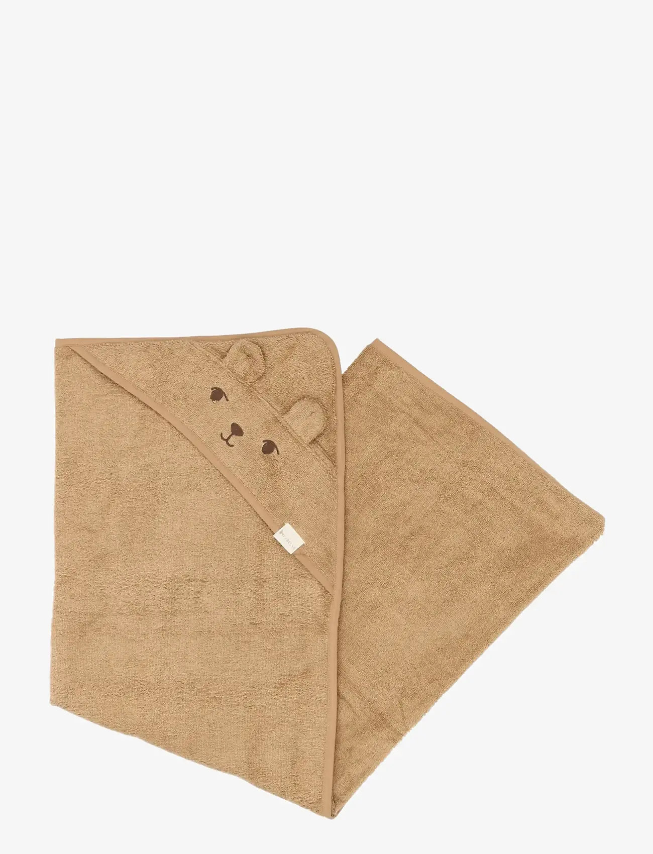 Fabelab - Towel - Bear - rätikud - tobacco brown - 1