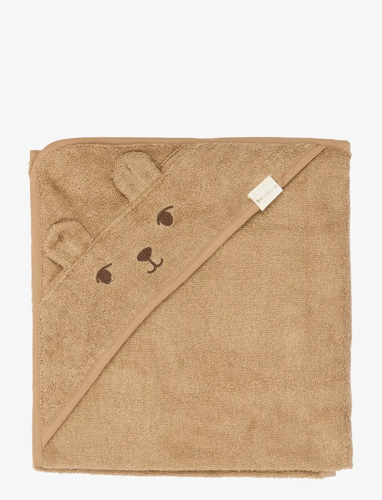 Fabelab - Towel - Bear - rätikud - tobacco brown - 2