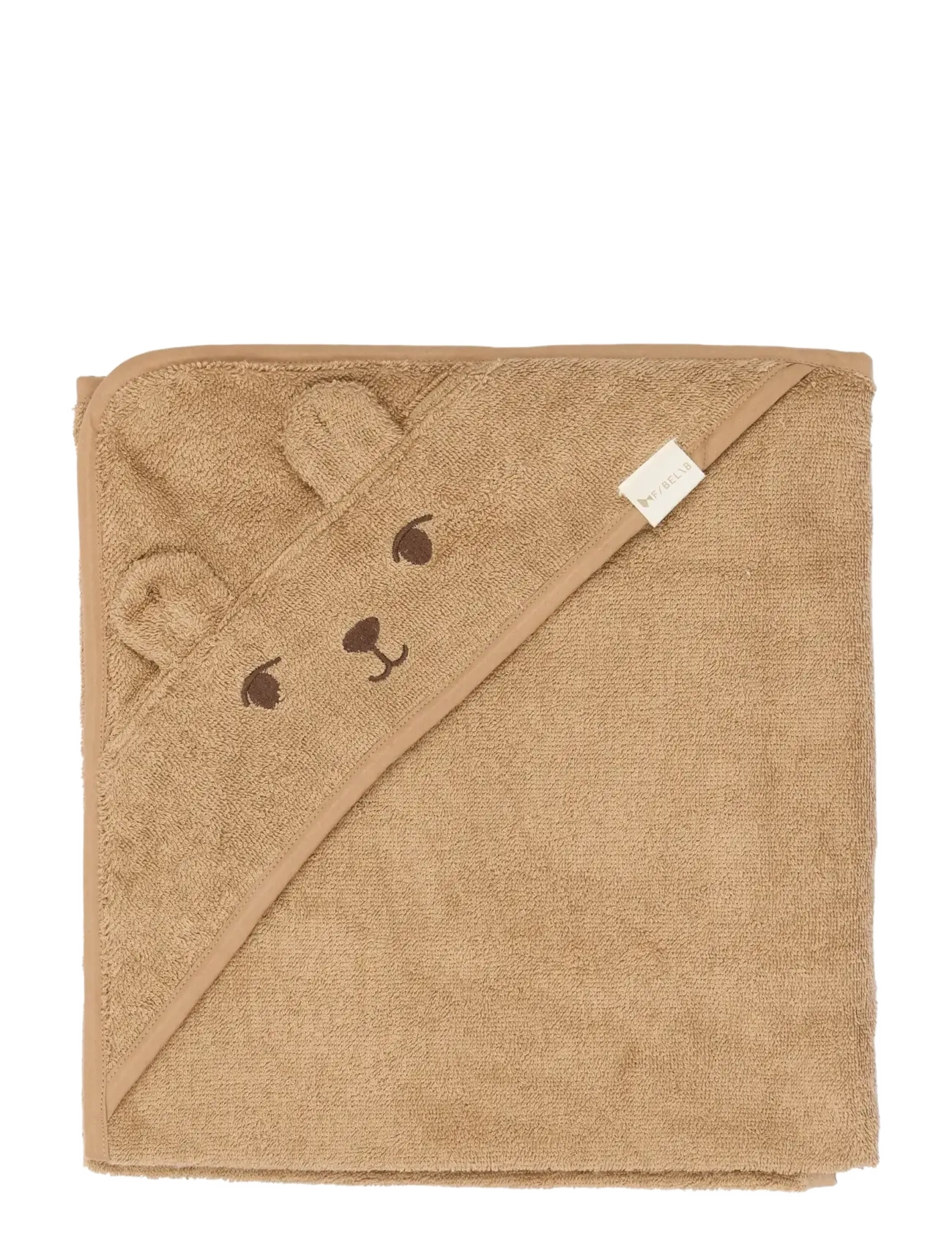 Fabelab - Towel - Bear - håndklæder - tobacco brown - 2