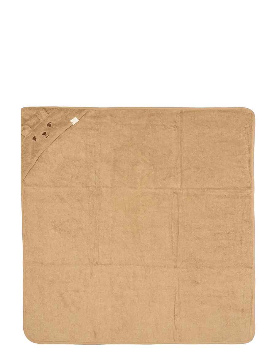 Fabelab - Towel - Bear - håndklæder - tobacco brown - 3