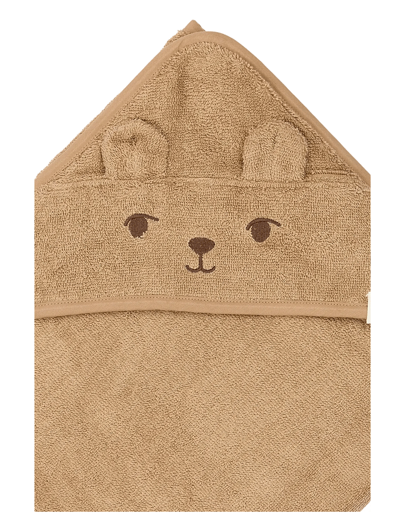 Fabelab - Towel - Bear - rätikud - tobacco brown - 4