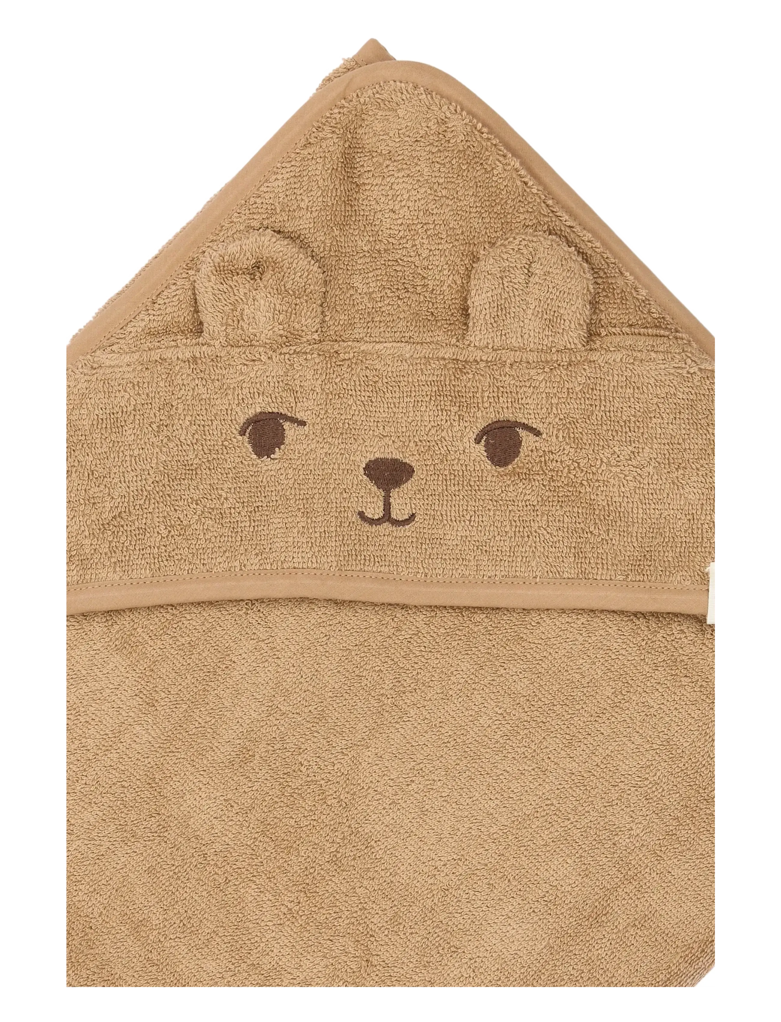 Fabelab - Towel - Bear - håndklæder - tobacco brown - 4