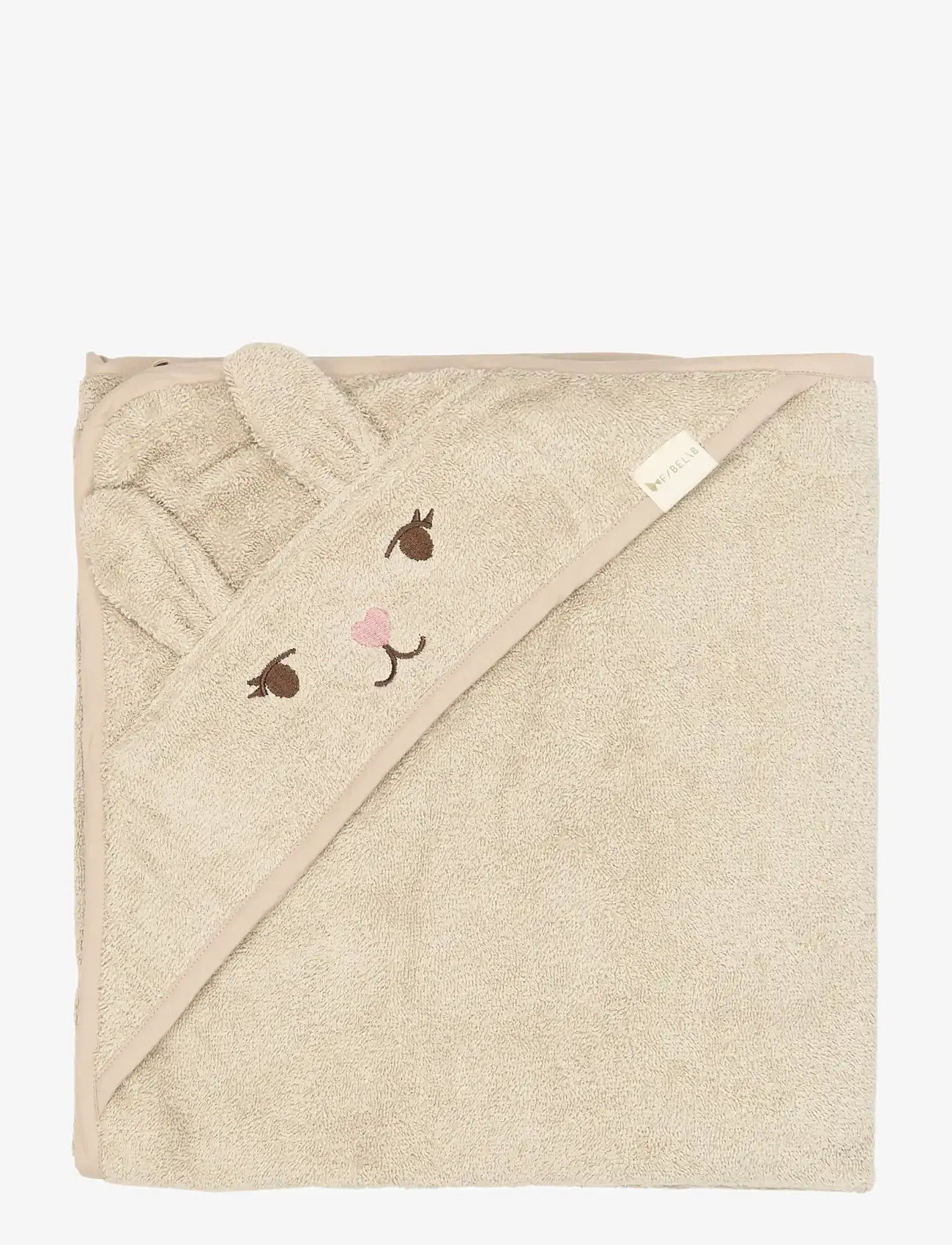 Fabelab - Towel - Bunny - rätikud - oxford tan - 2