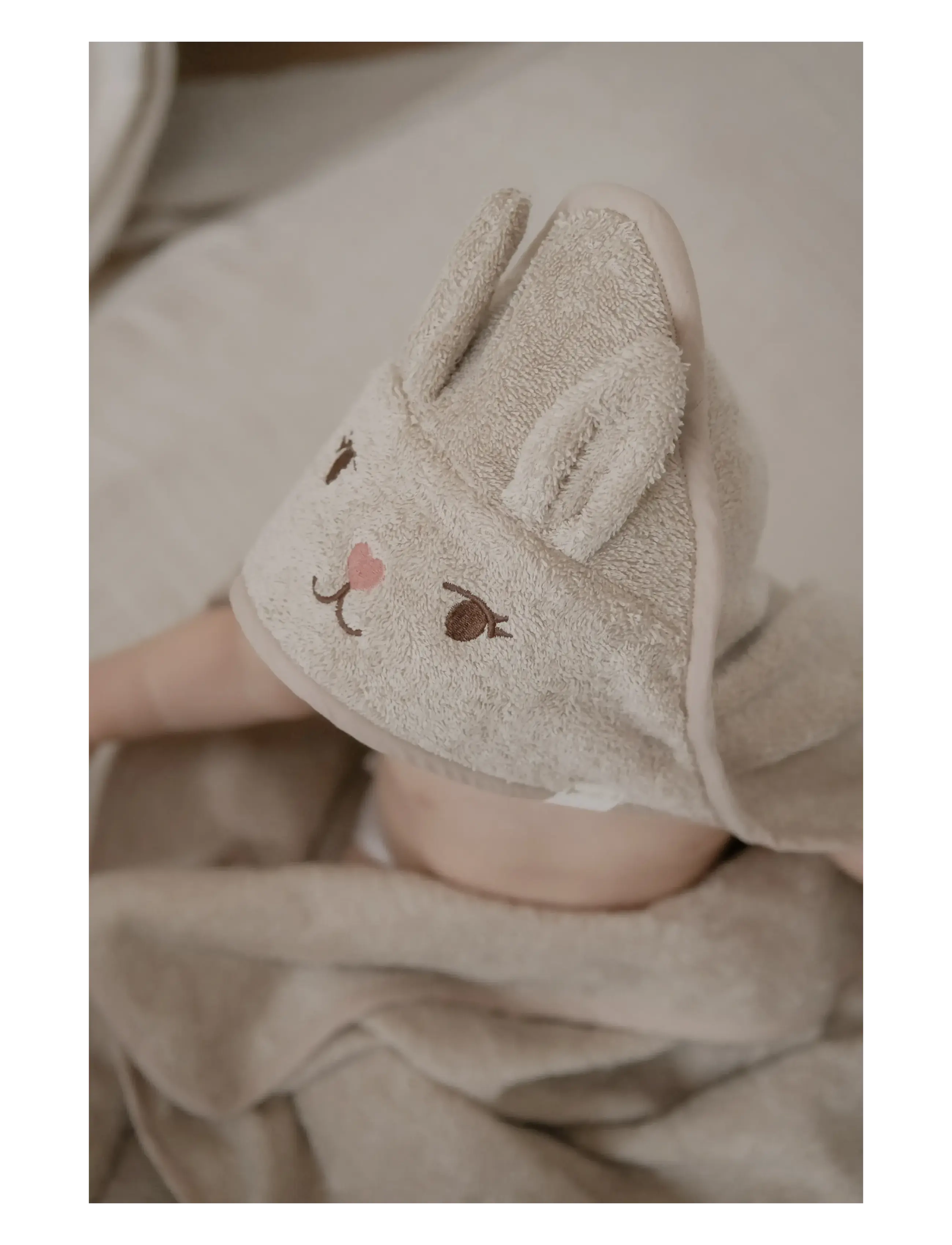Fabelab - Towel - Bunny - ręczniki - oxford tan - 5