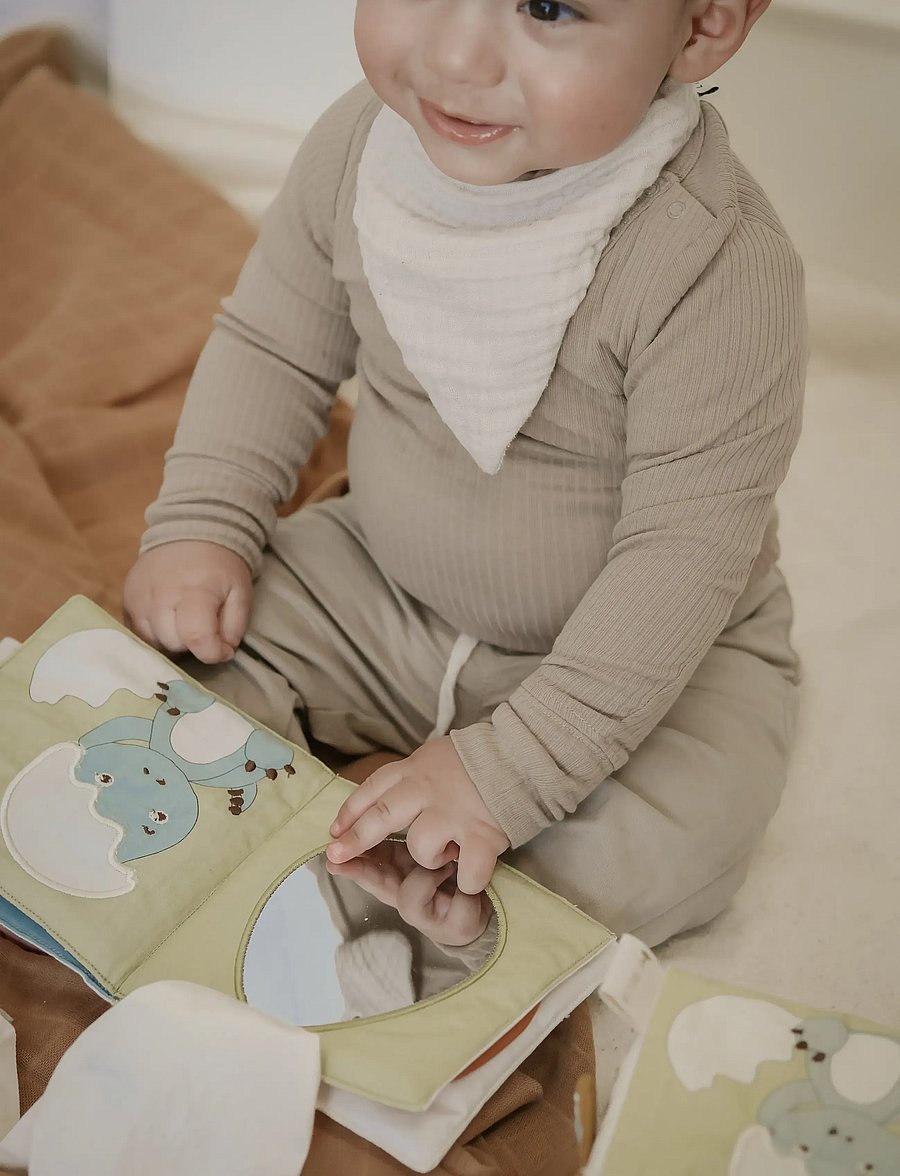 Fabelab - Fabric Book - Dinoland - interaktiva leksaker - seedpearl - 3