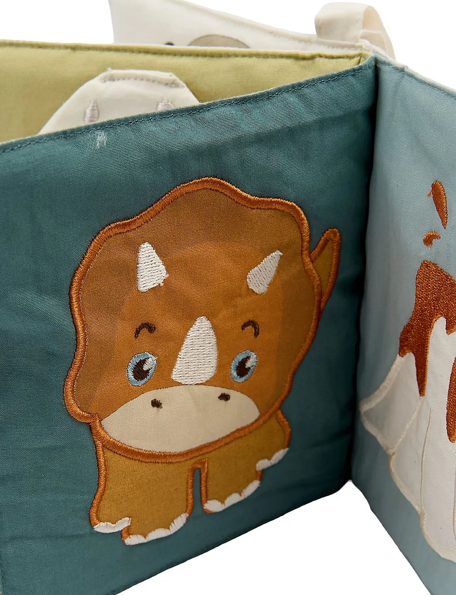 Fabelab - Fabric Book - Dinoland - interaktiva leksaker - seedpearl - 4