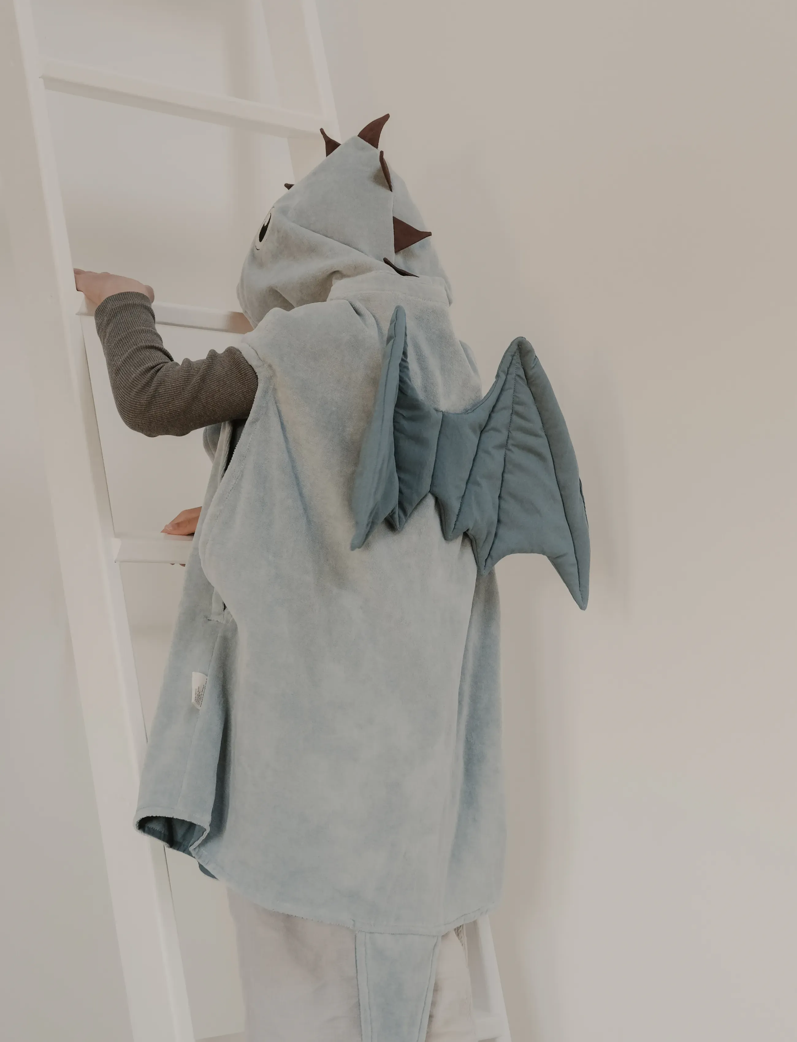 Fabelab - Dress-up - Dino Cape - Blue - kostumer - slate - 0