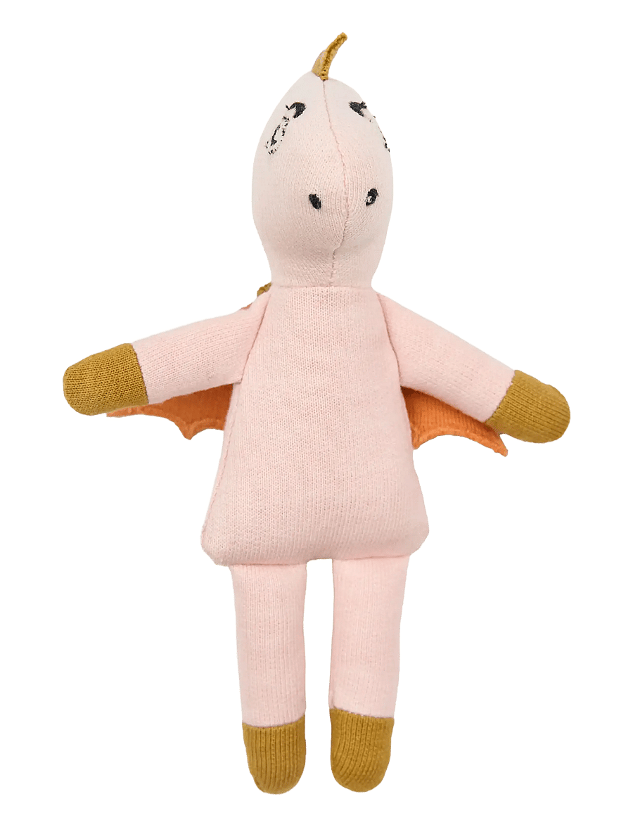 Fabelab - Pocket Friend - Dino Rose - peach whip - 0