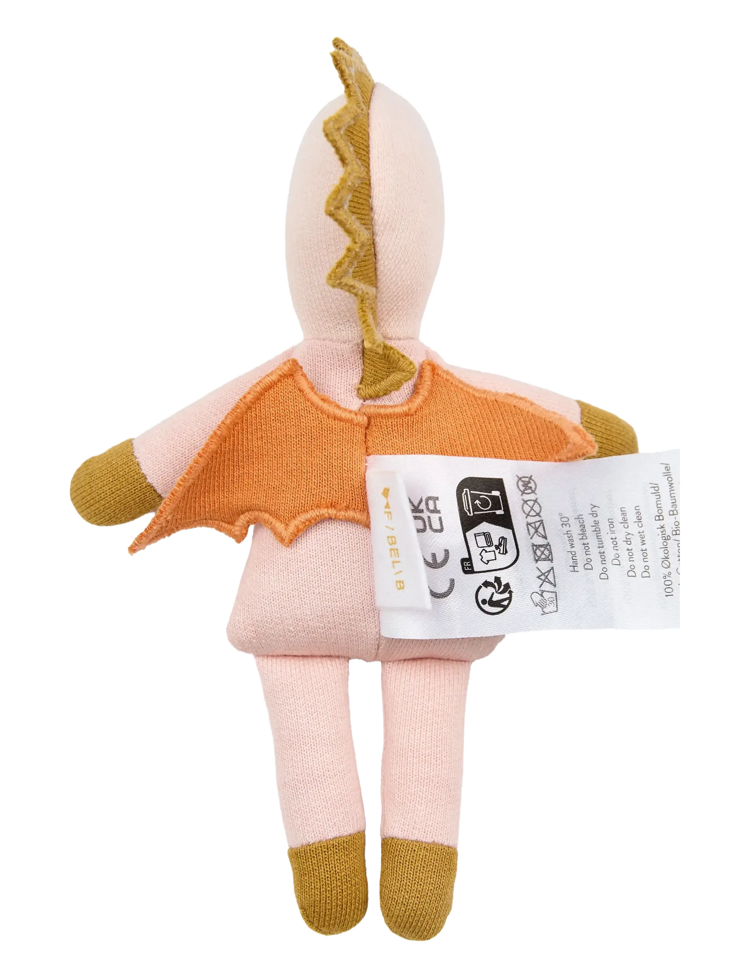 Fabelab - Pocket Friend - Dino Rose - peach whip - 1