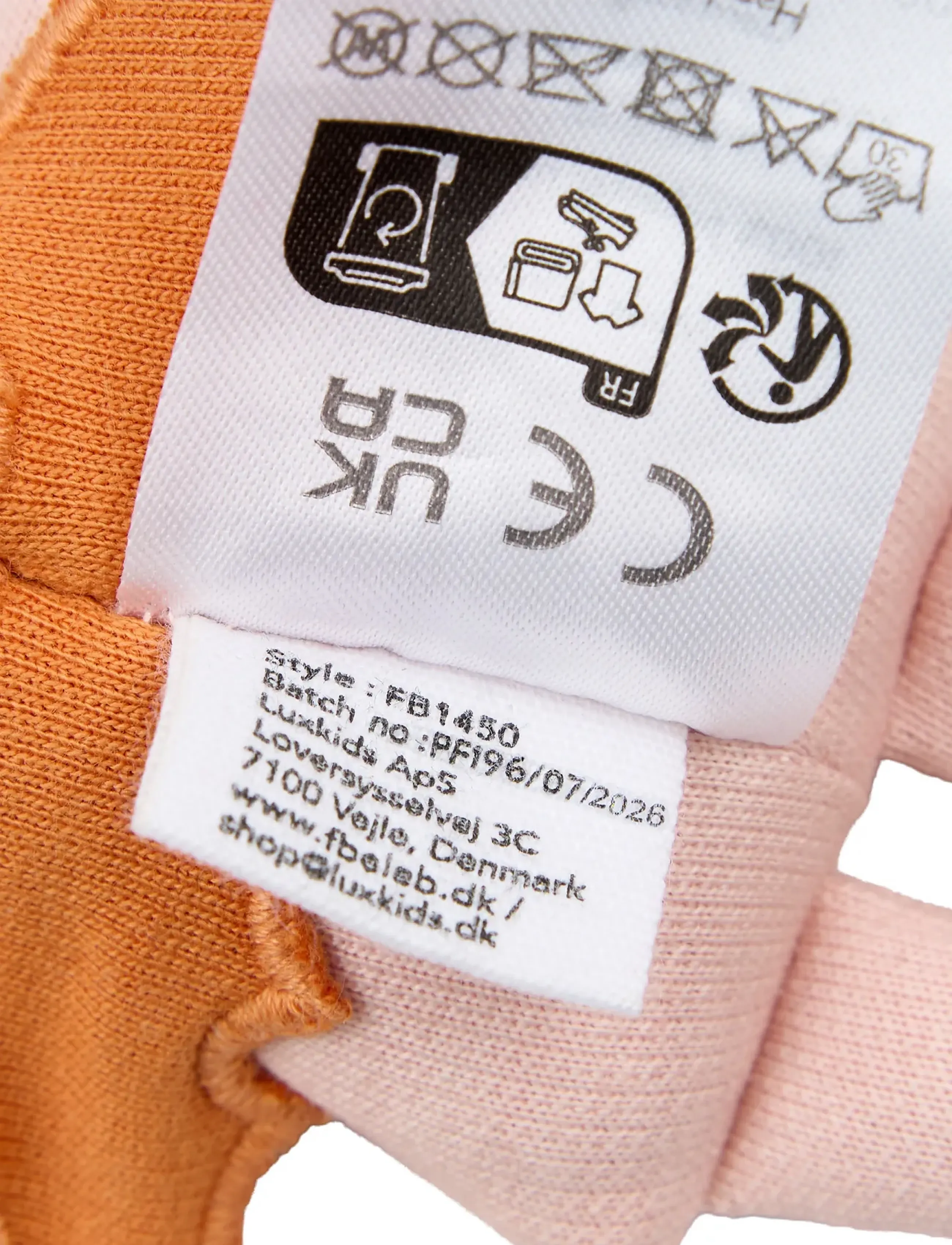 Fabelab - Pocket Friend - Dino Rose - peach whip - 2