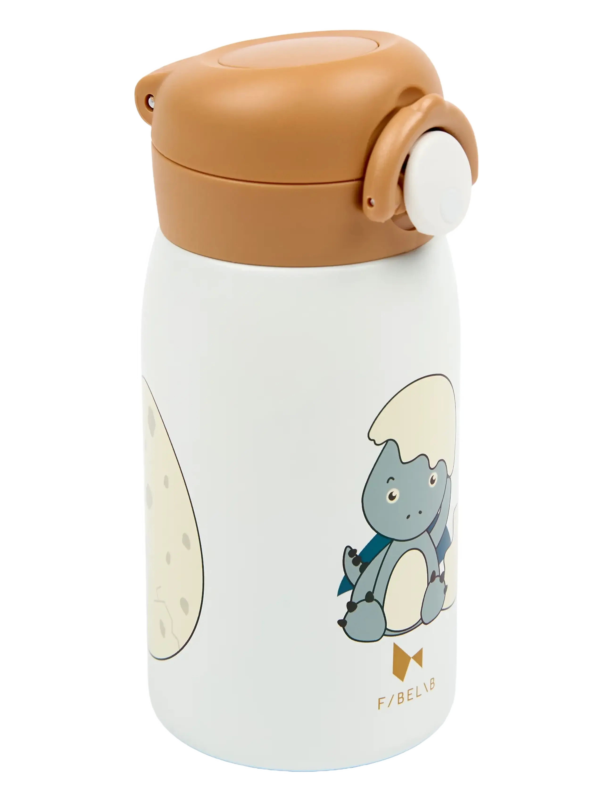 Fabelab - Water Bottle - Small - Dinoland Blue - vattenflaskor - whisper white - 3
