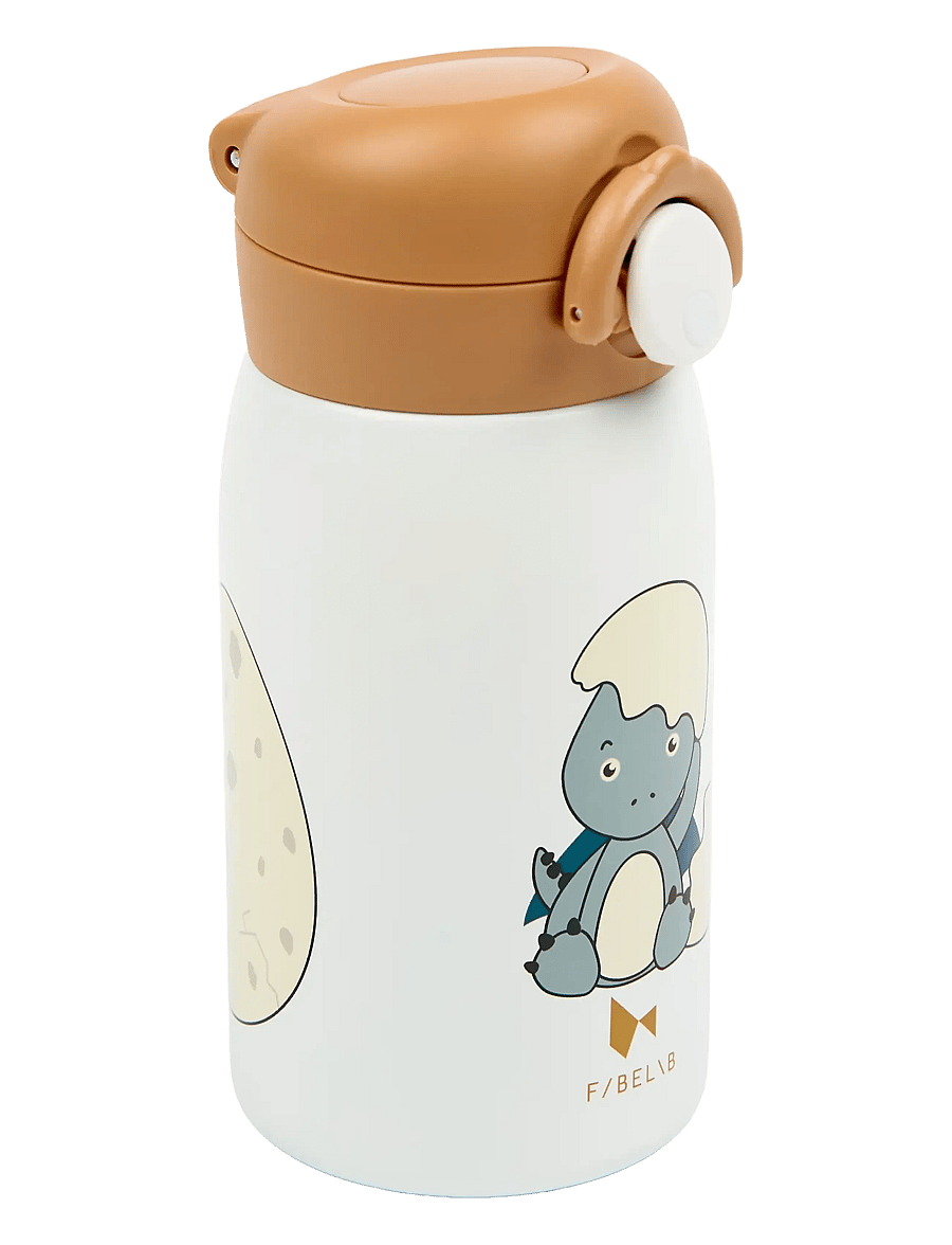 Fabelab - Water Bottle - Small - Dinoland Blue - vattenflaskor - whisper white - 3