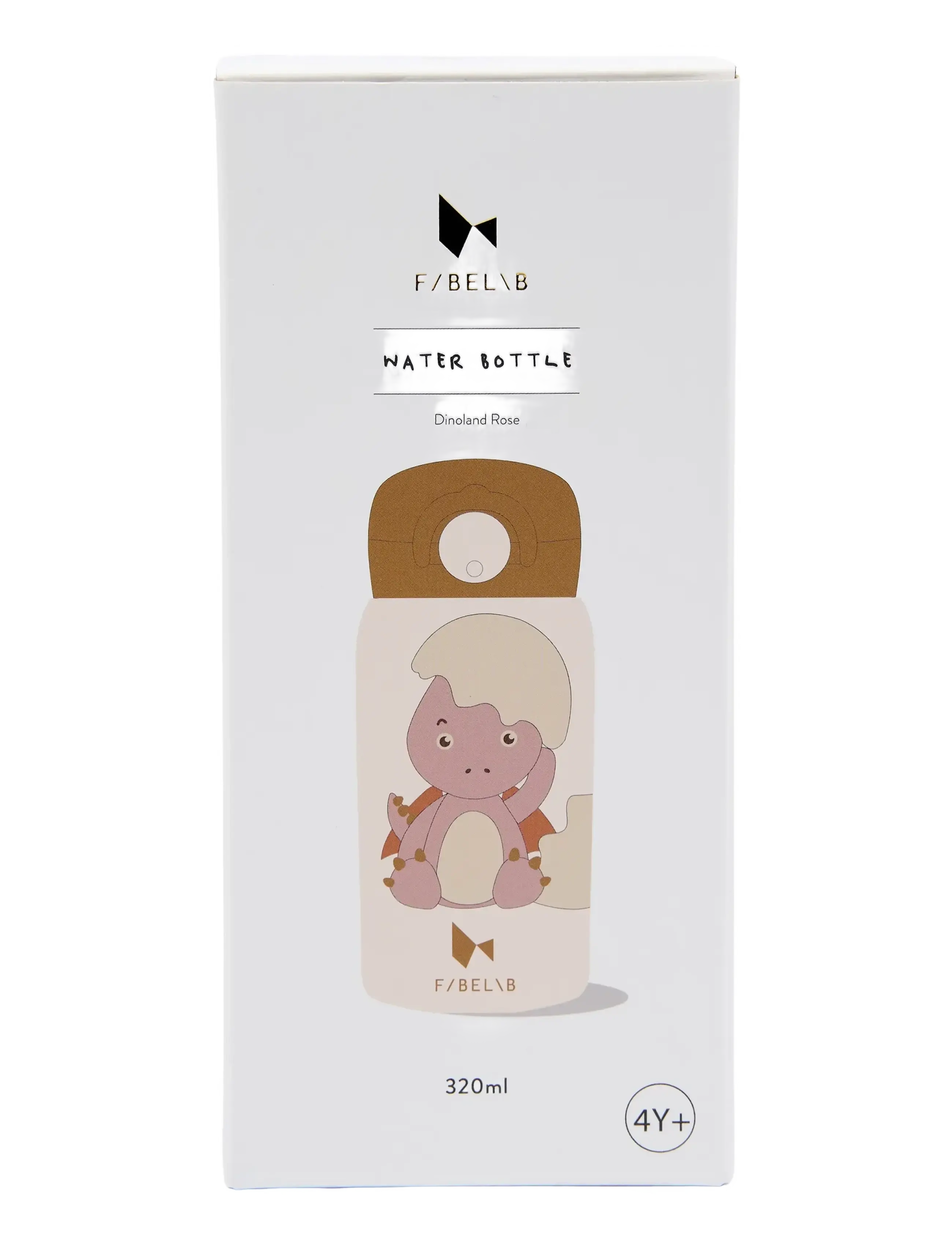 Fabelab - Water Bottle - Small - Dinoland Rose - vattenflaskor - whisper white - 3