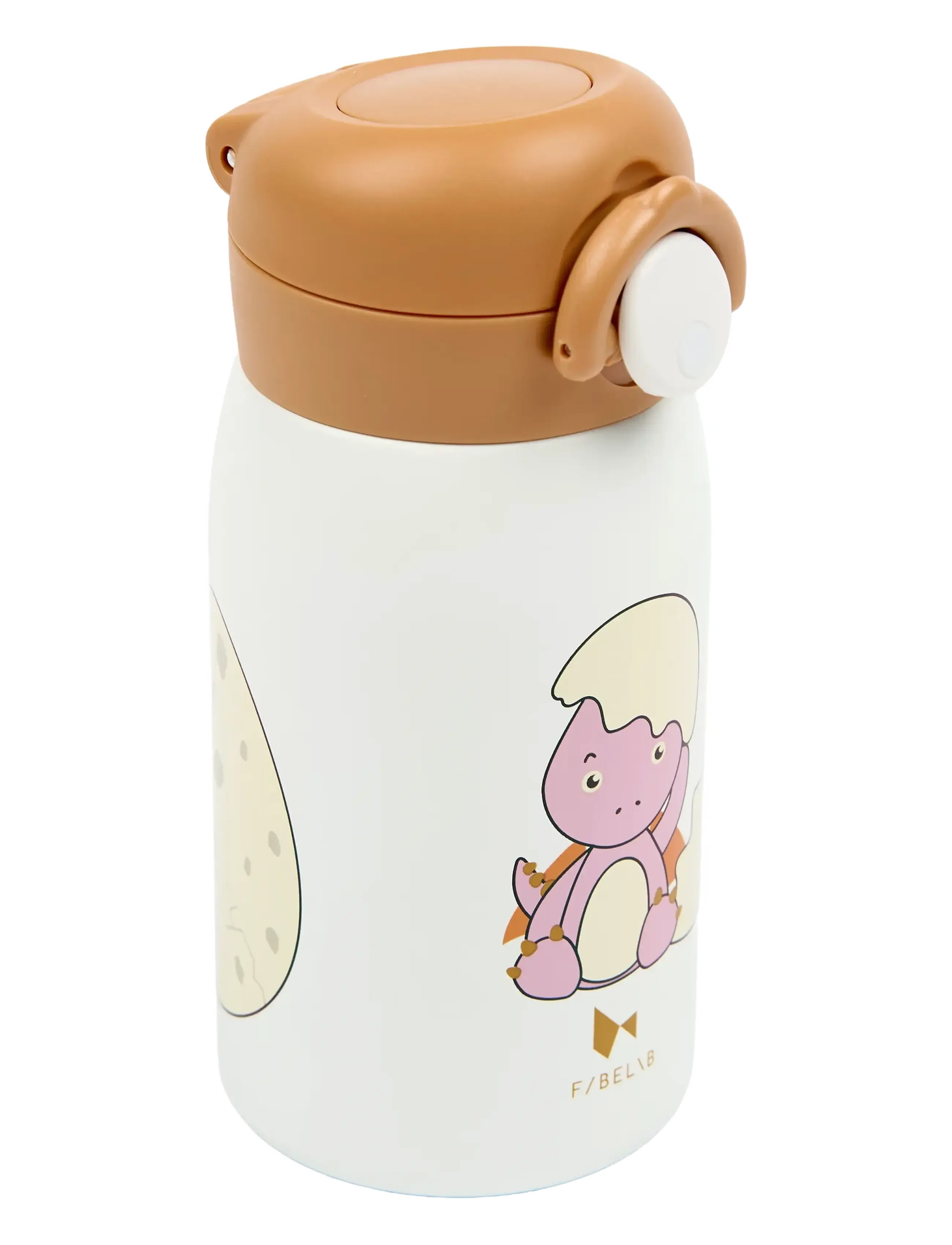 Fabelab - Water Bottle - Small - Dinoland Rose - vattenflaskor - whisper white - 4