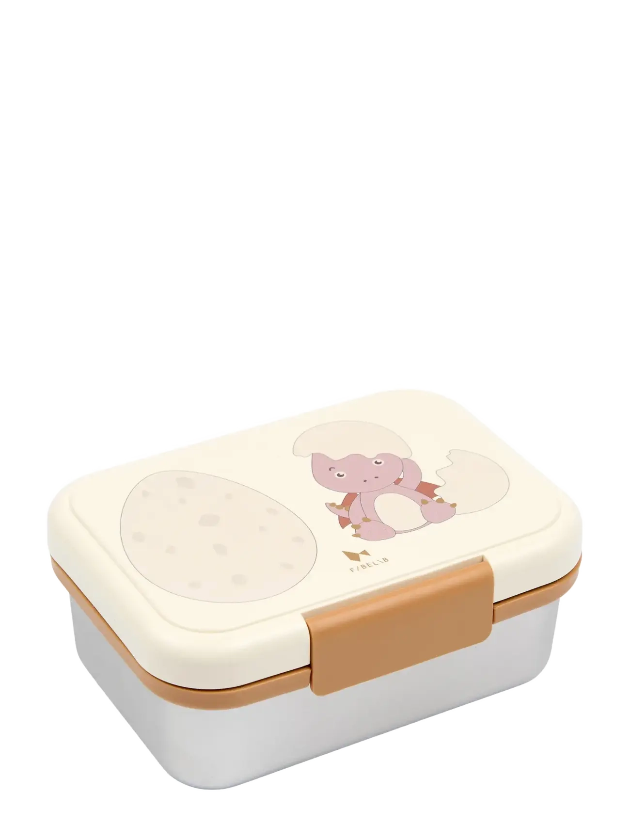 Fabelab Lunch Box - Dinoland Rose - Matdags - SEEDPEARL / cream