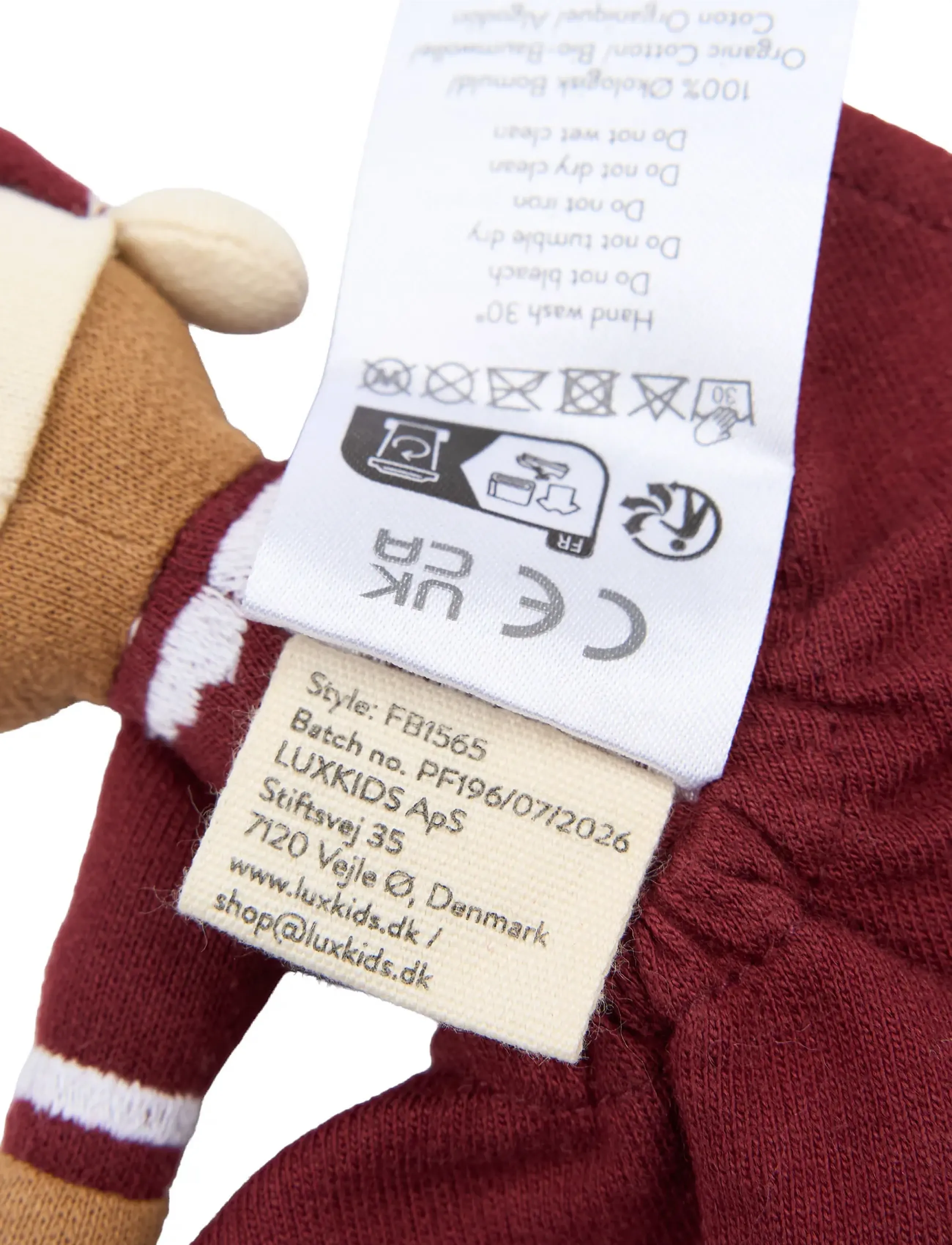 Fabelab - Pocket Friend - Mrs. Santa - cabernet - 3
