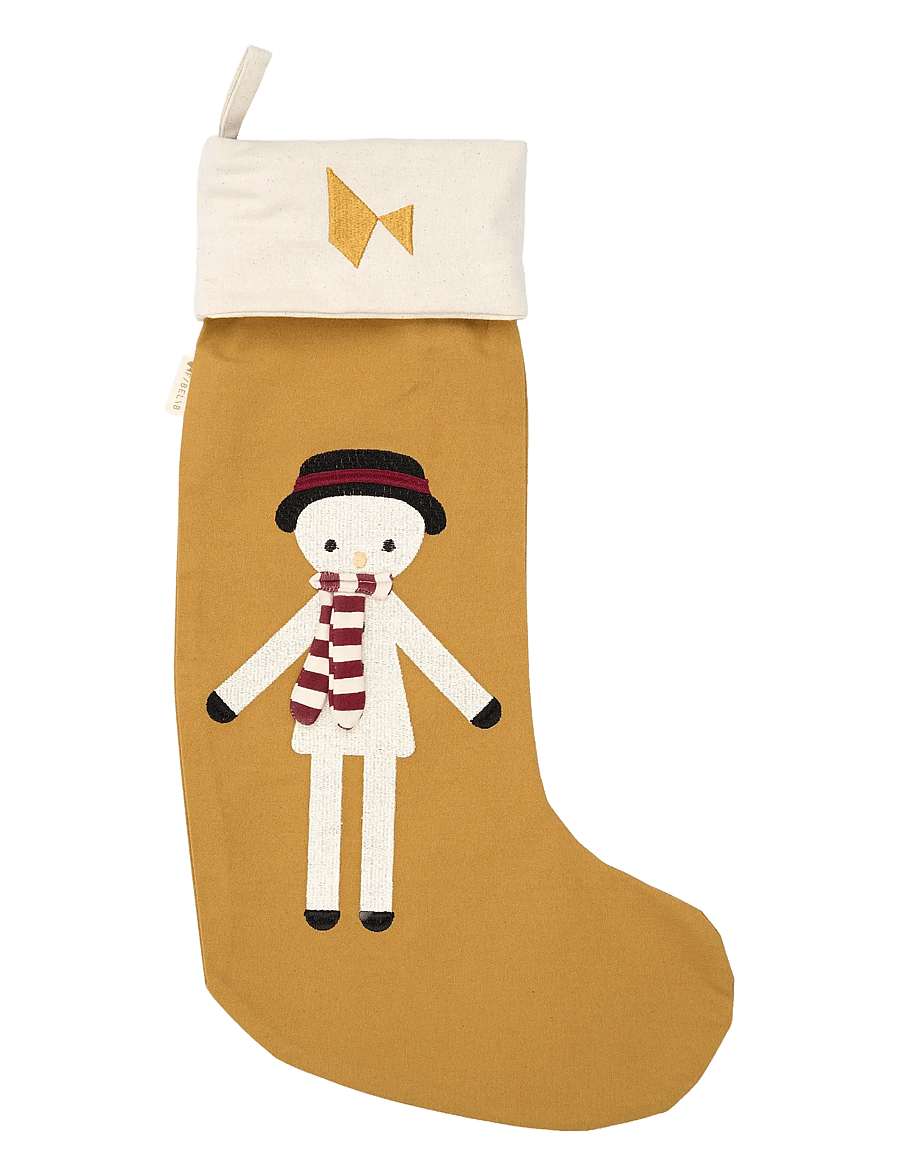 Fabelab - Christmas Stocking - Wood Thrush Snowman - wood thrush - 0