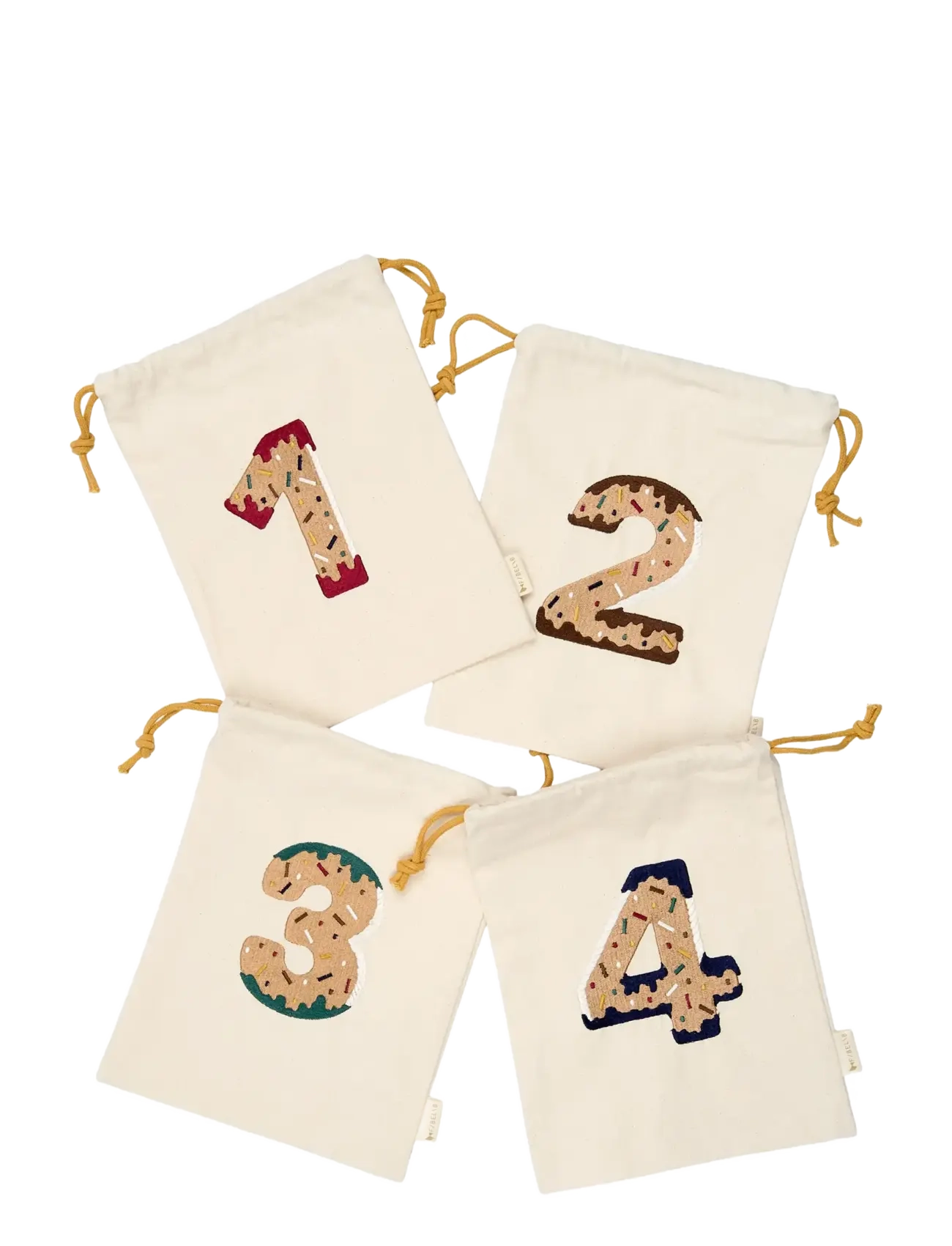 Fabelab Christmas Gift Bags - Advent - Kids home - SEEDPEARL / cream
