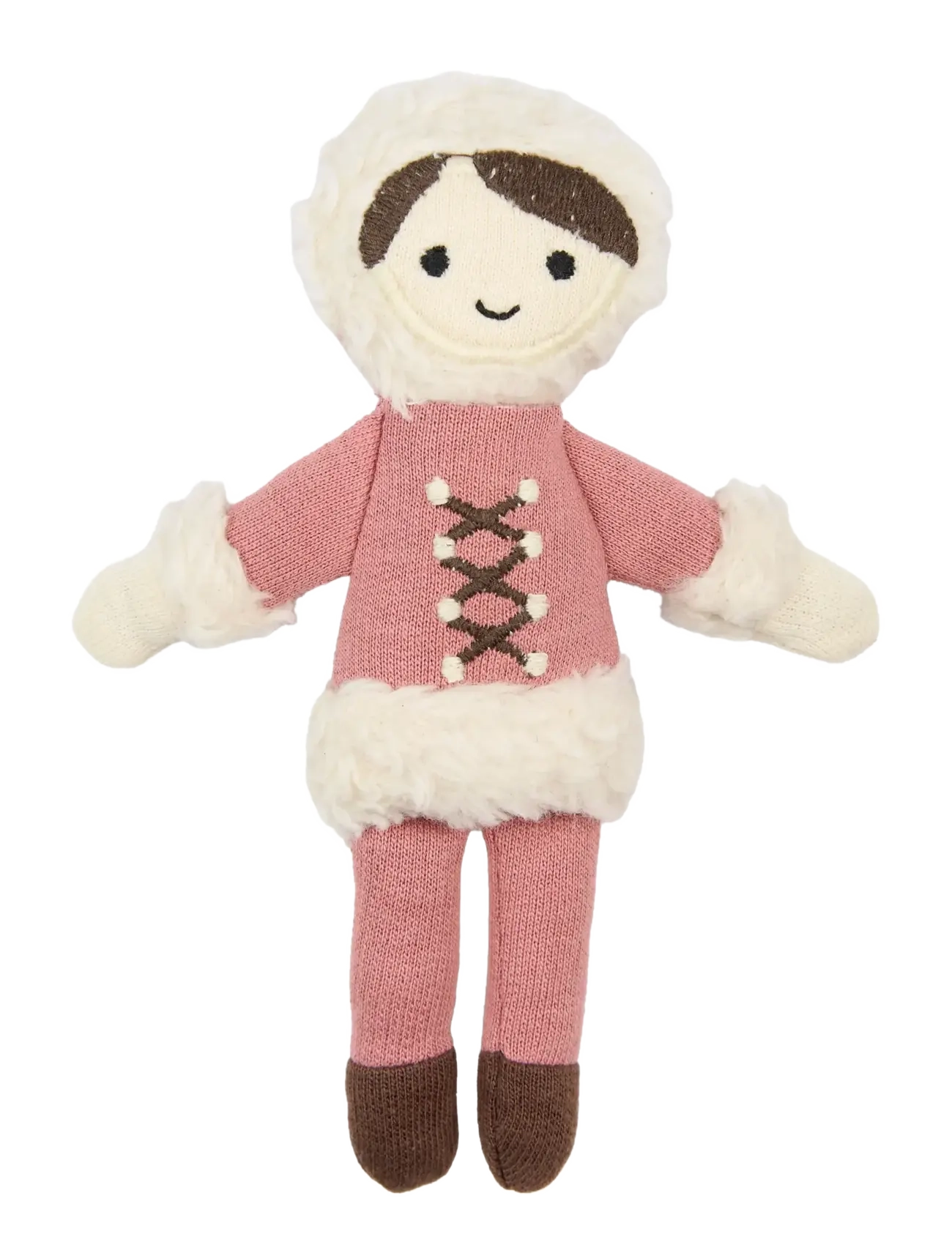 Fabelab Pocket Friend - Girl Eskimo - Spielzeug - ASH ROSE / pink/rose