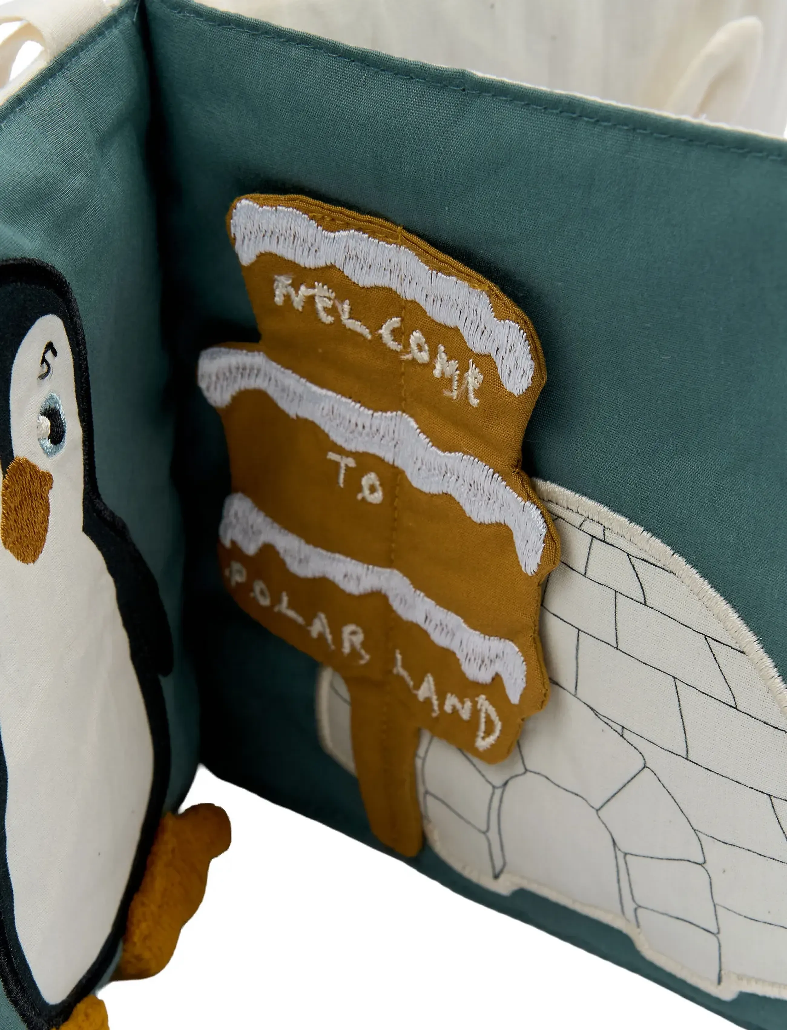 Fabelab - Fabric Book - Polarland - seedpearl - 2