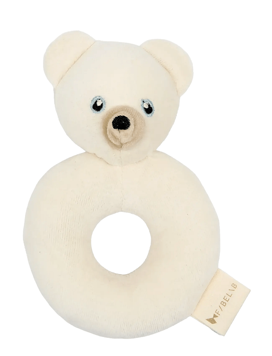 Fabelab - Rattle - Polar Bear - seedpearl - 0