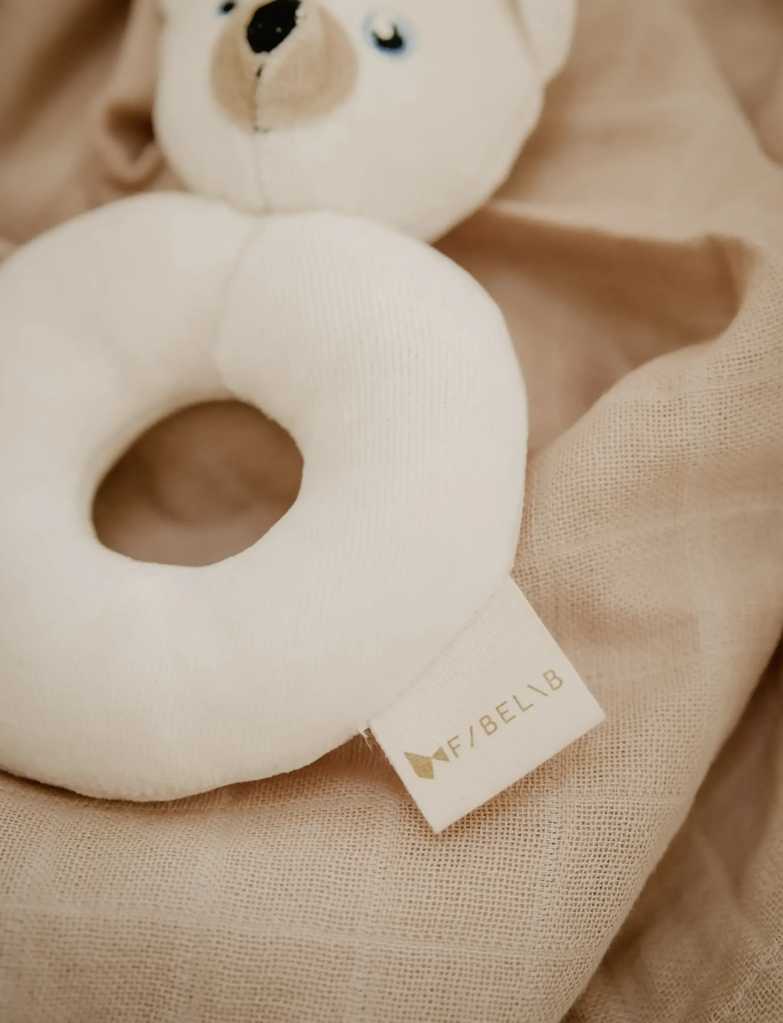 Fabelab - Rattle - Polar Bear - nallar - seedpearl - 0