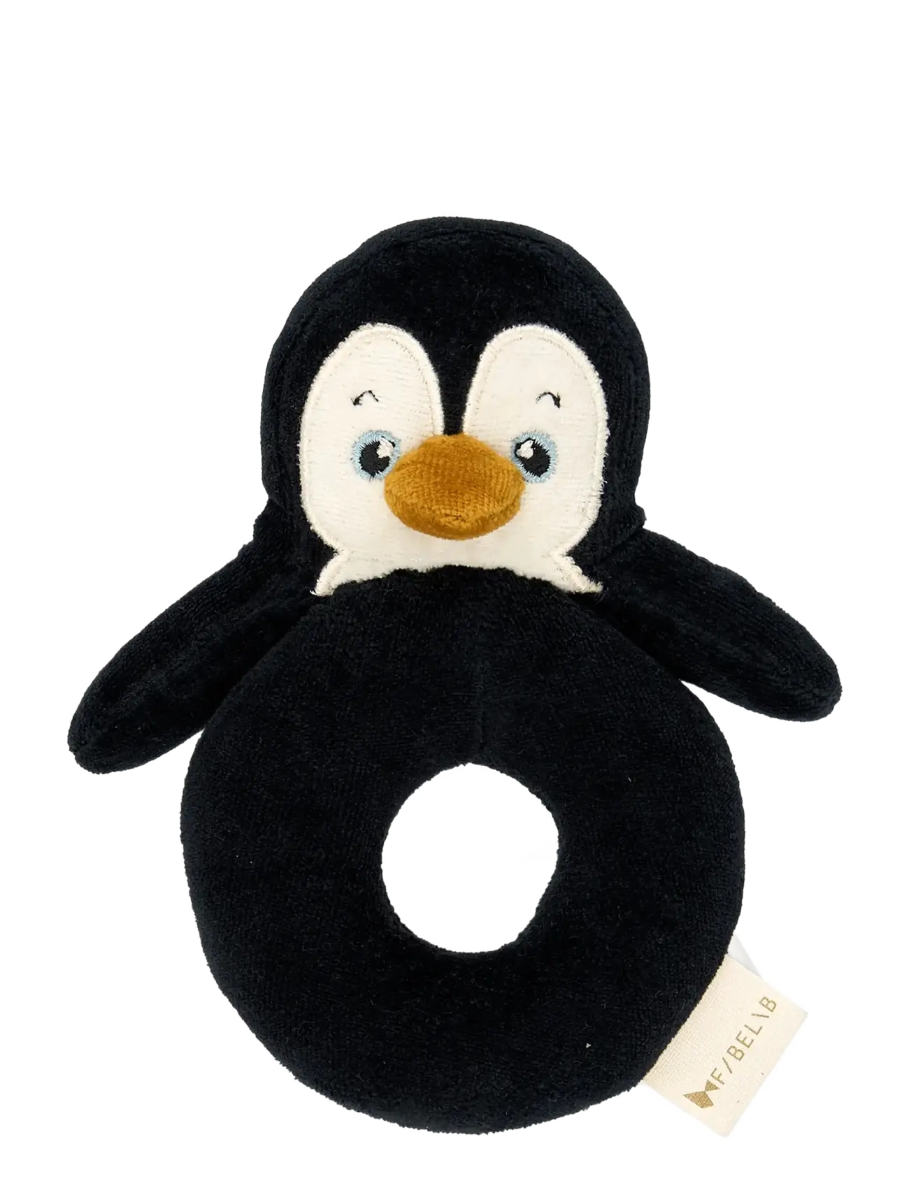 Fabelab Rattle - Penguin - Spielzeug - BLACK BEAUTY / black