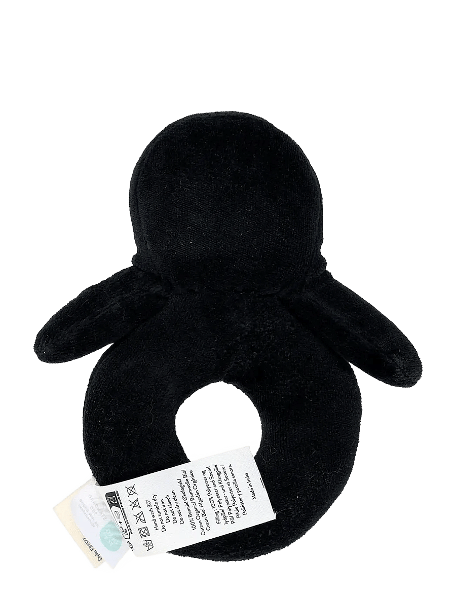 Fabelab - Rattle - Penguin - black beauty - 1