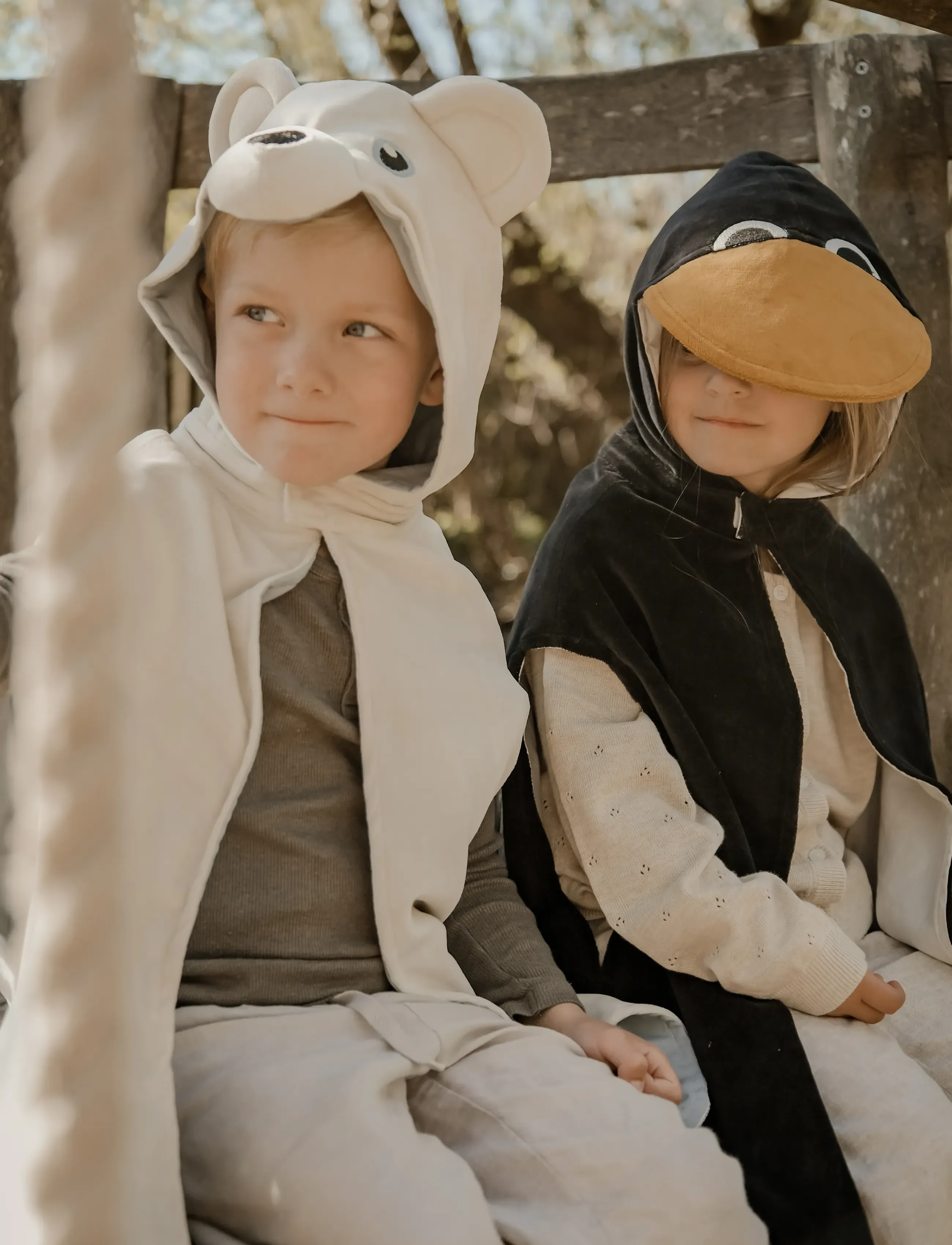 Fabelab - Dress-up - Penguin Cape - kostumer - black beauty - 0