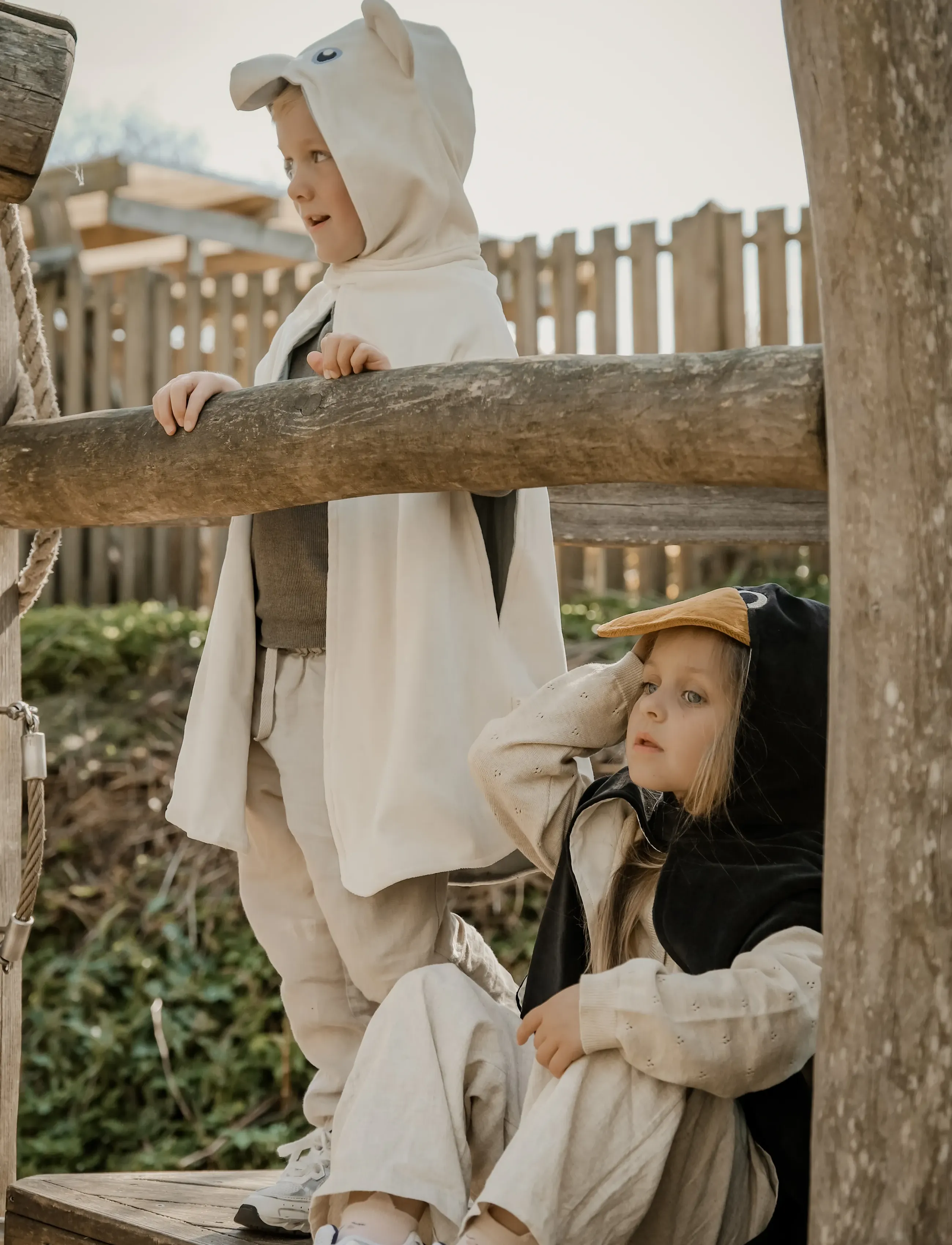 Fabelab - Dress-up - Polar Bear Cape - kostumer - seedpearl - 0