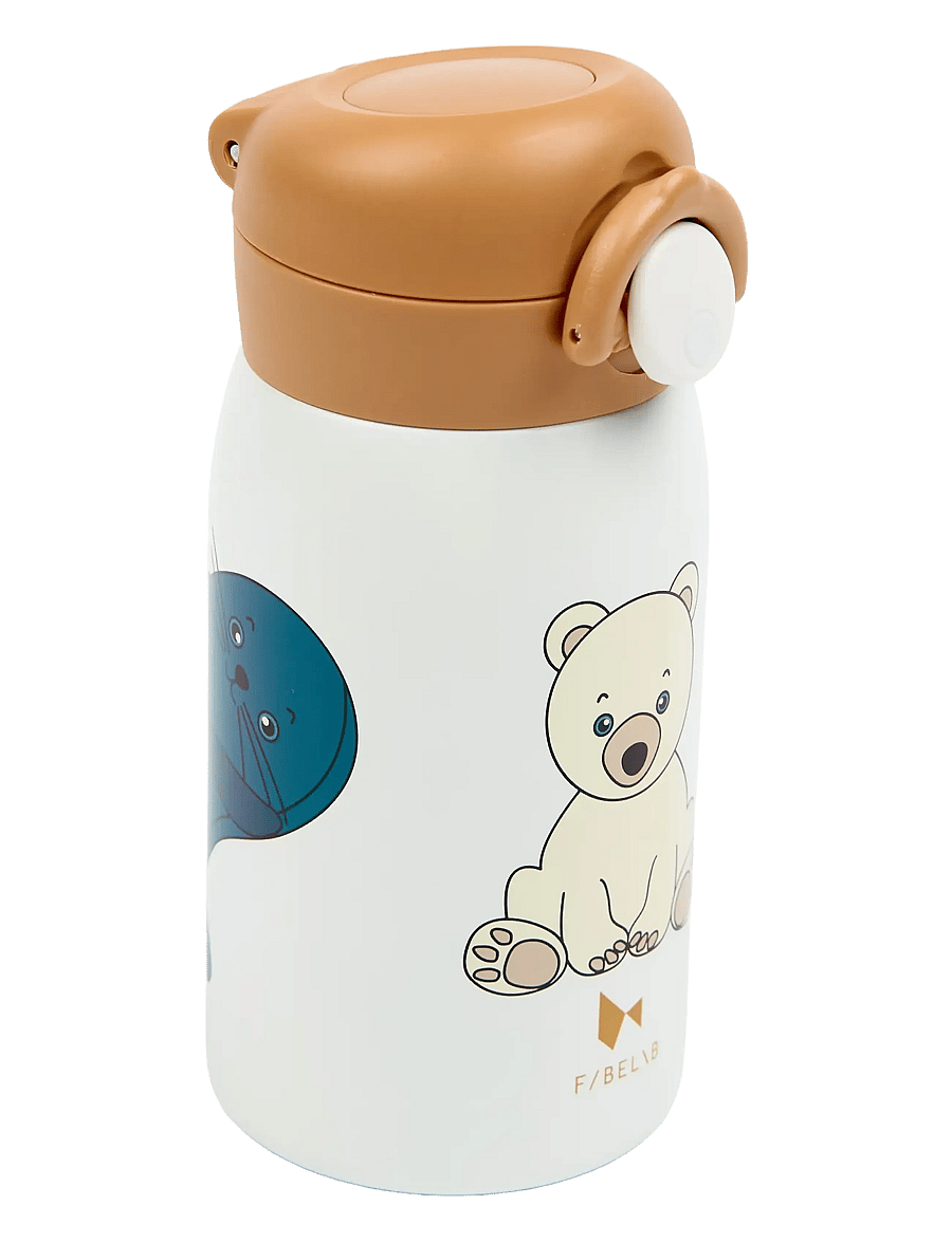 Fabelab - Water Bottle - Small - Polar Bear - veepudelid - whisper white - 4