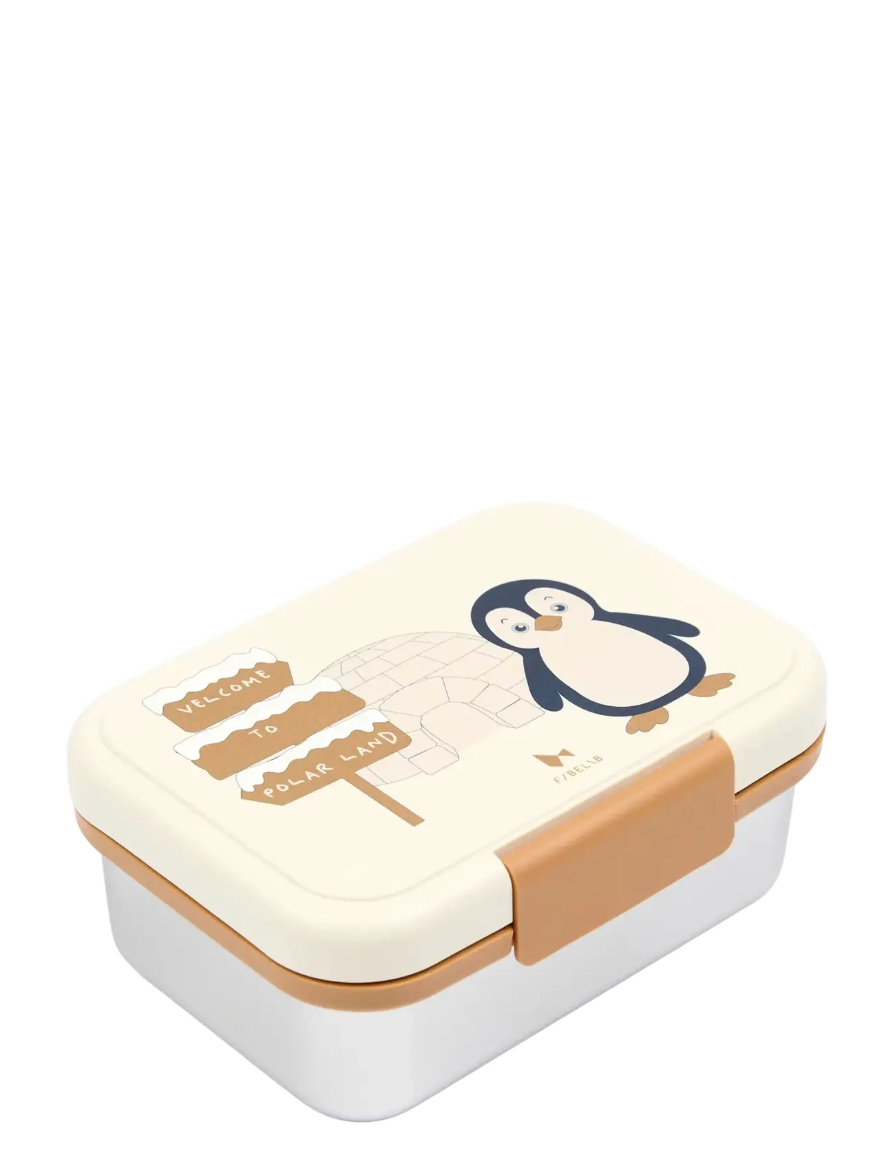 Fabelab Lunch Box - Penguin - Uus - SEEDPEARL / cream