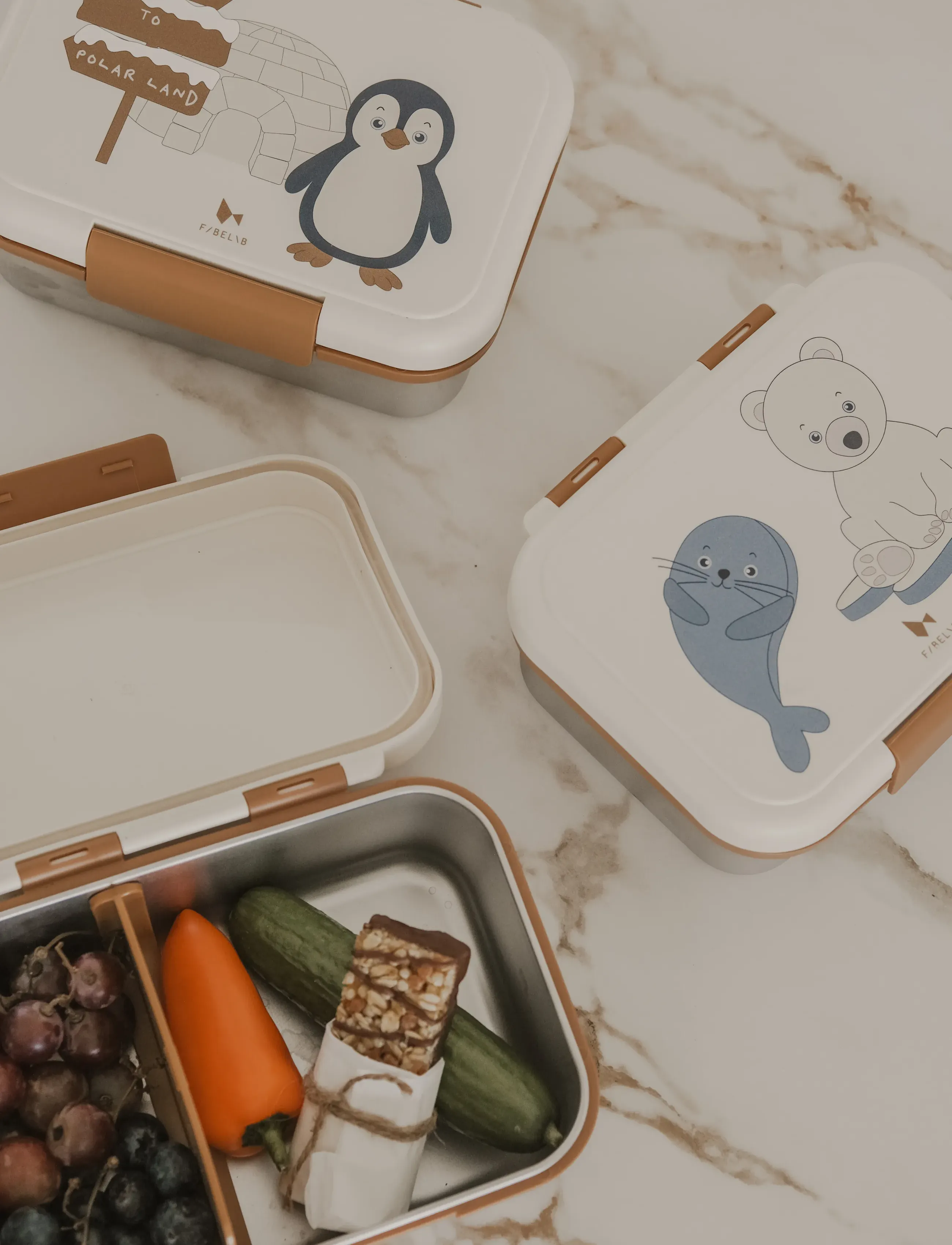 Fabelab - Lunch Box - Penguin - toidukarbid - seedpearl - 0